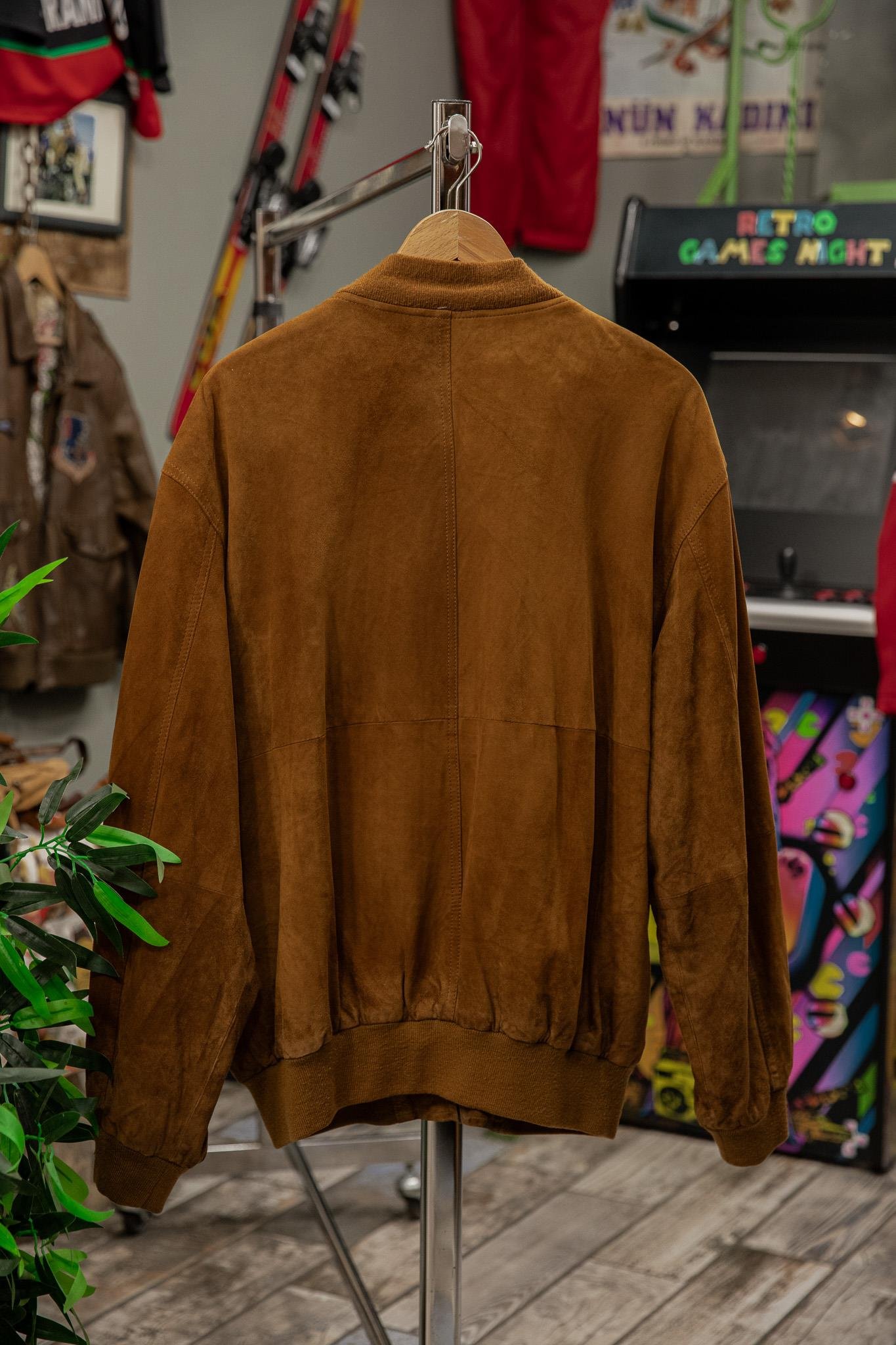MACHIAVELLI Kahve Renk Bomber Model Unisex Ceket