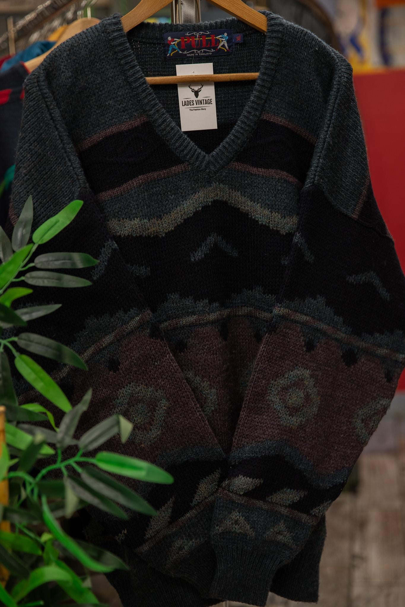 MADE IN ENGLAND PULL V Yaka Unisex Kazak