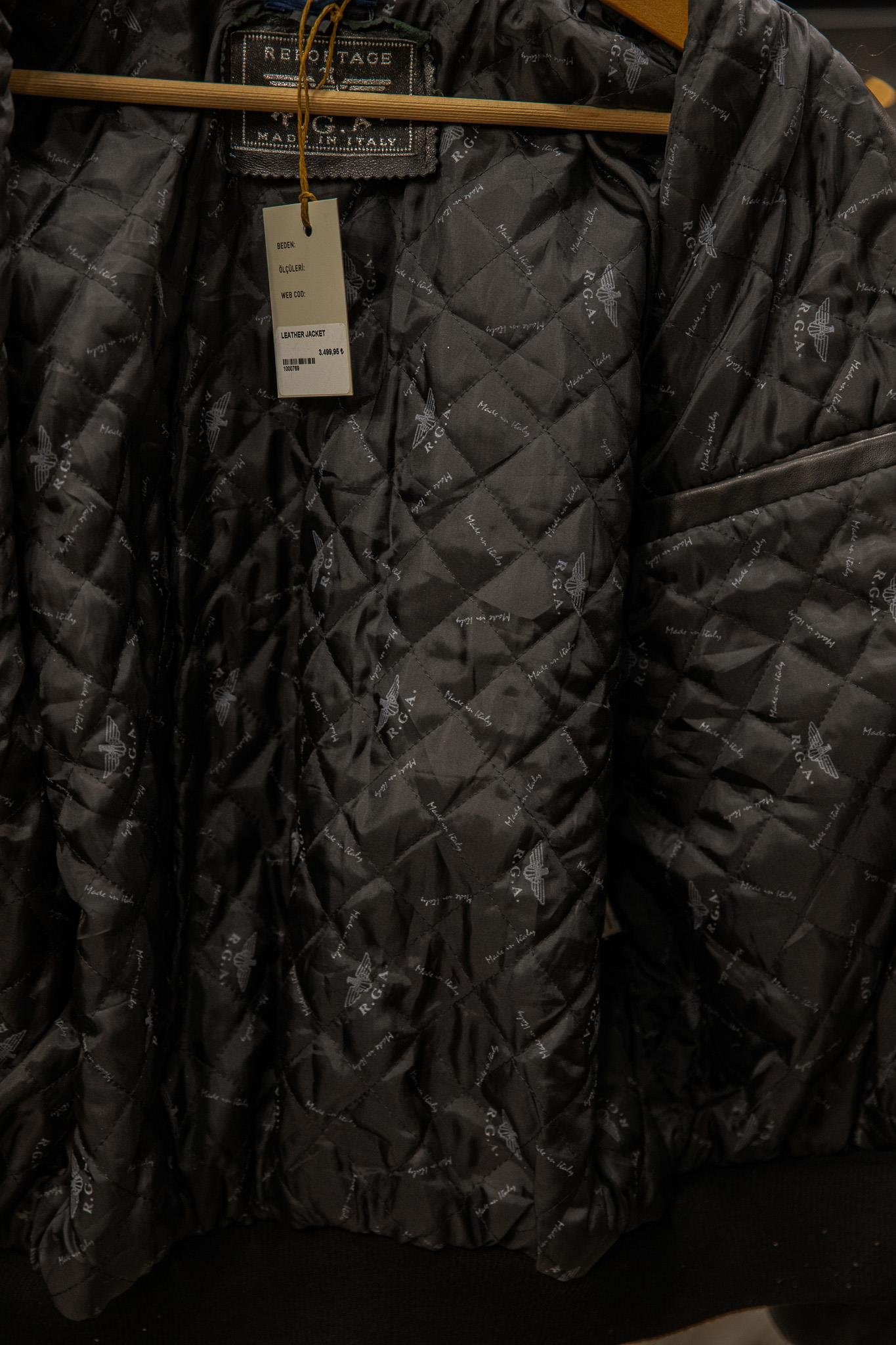Made In Italy R.G.A Bomber Deri Ceket