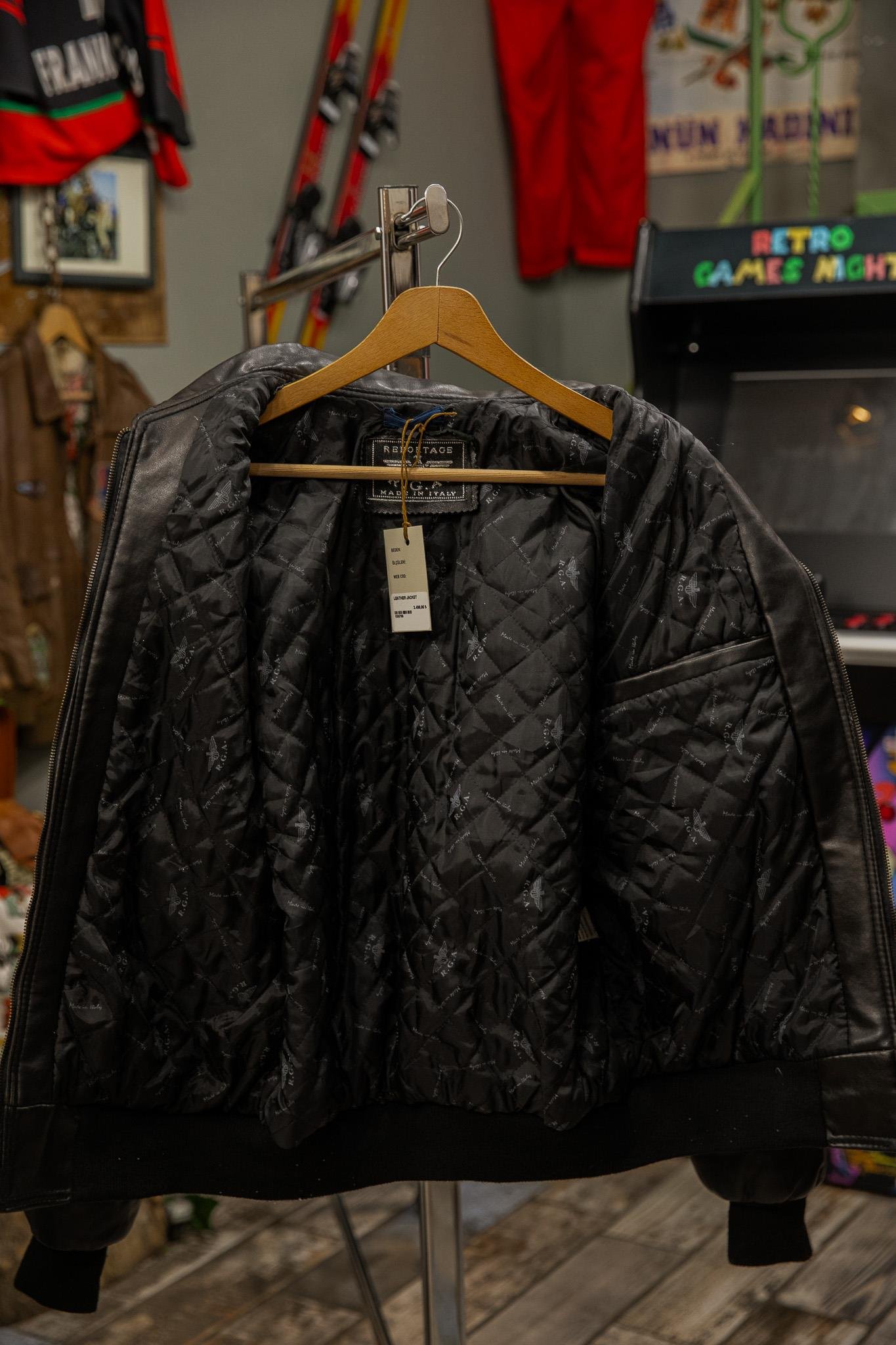 Made In Italy R.G.A Bomber Deri Ceket