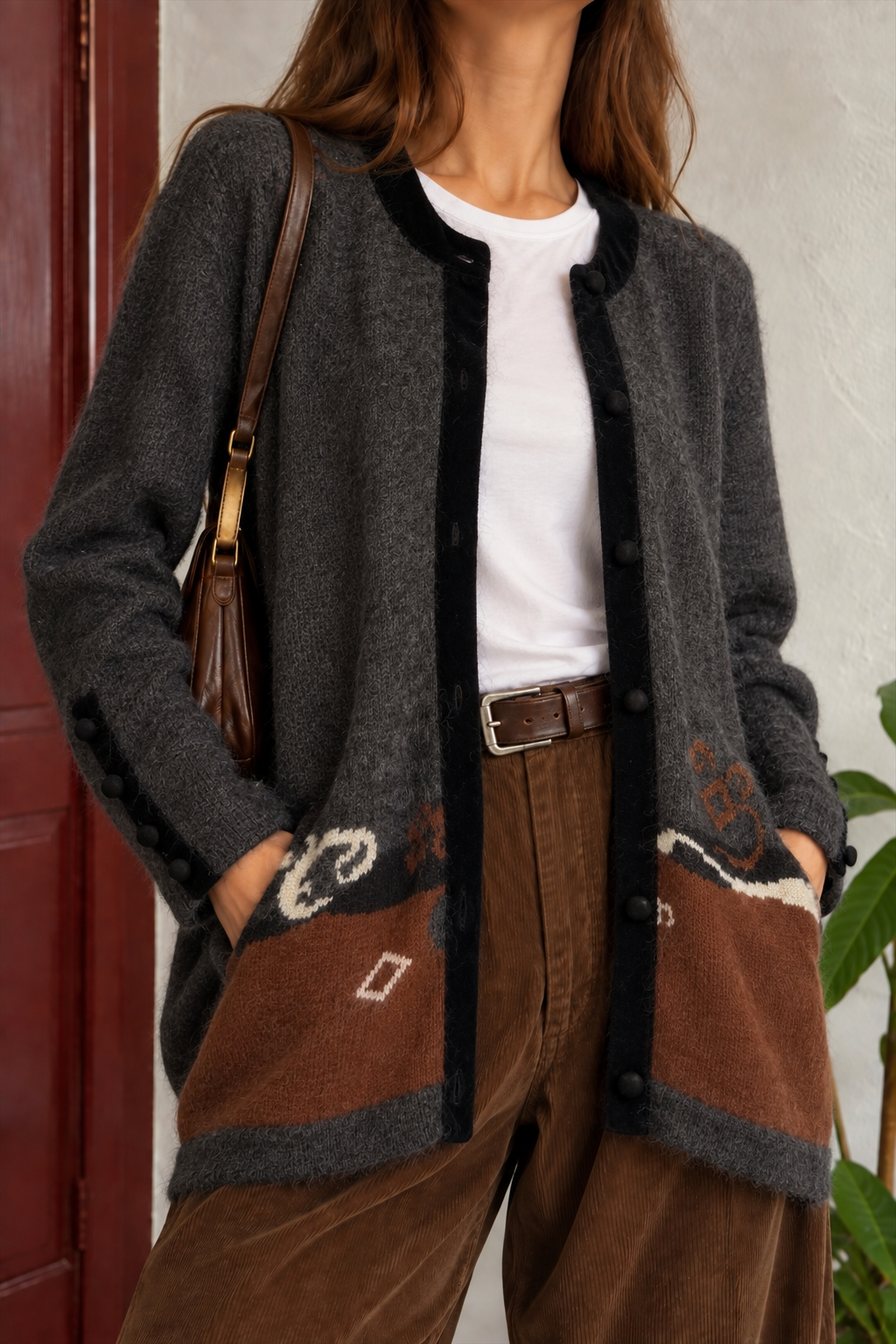 Mohair Blend Yün Hırka