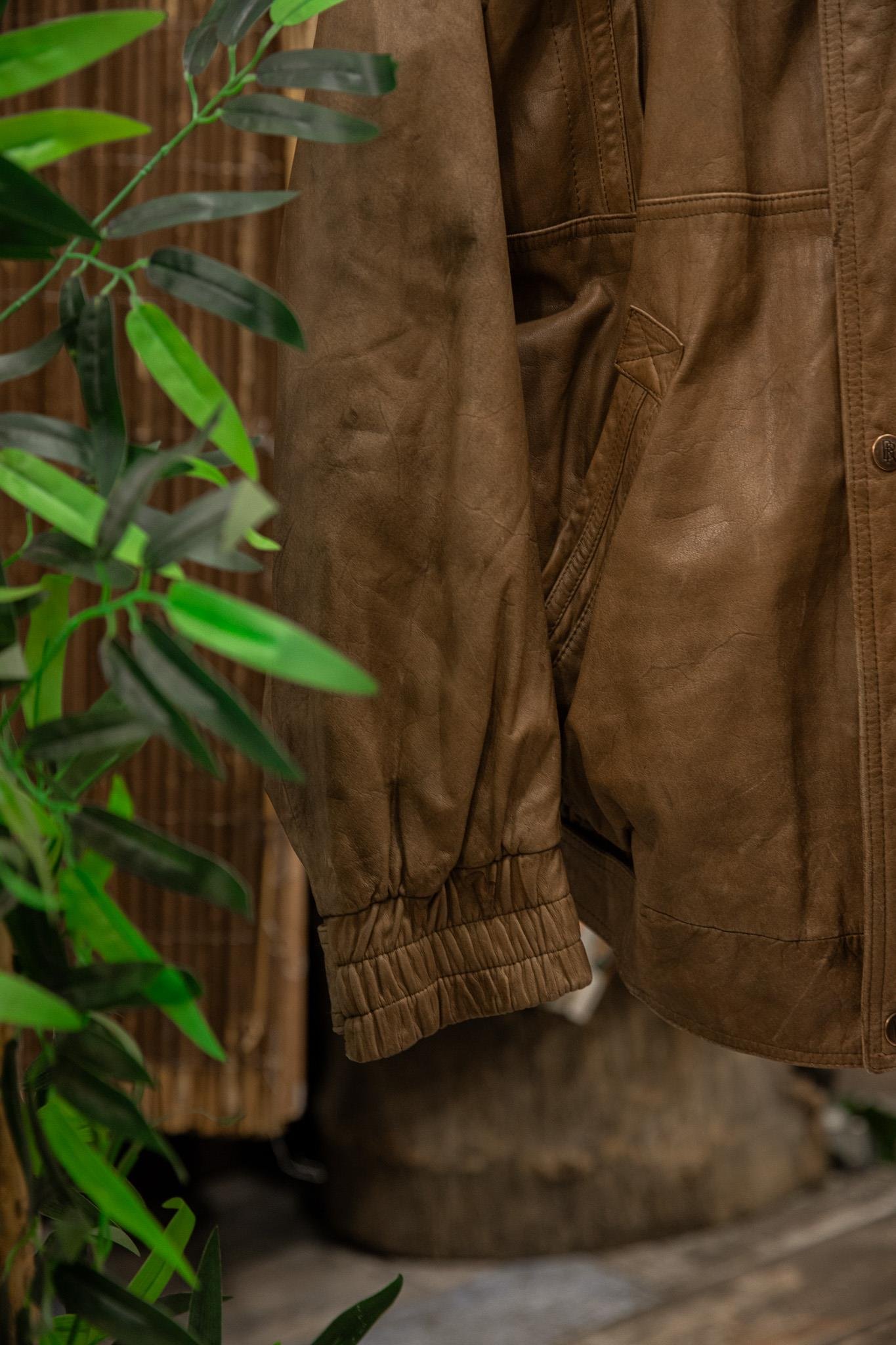 Montes Model Unisex Bomber Deri Ceket