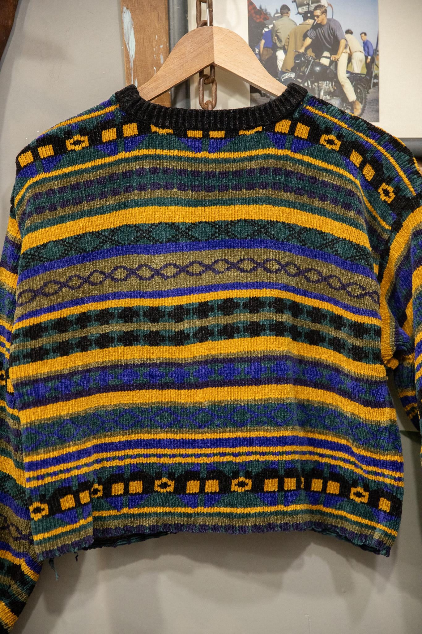 Mosaic Pullover Crop Kazak