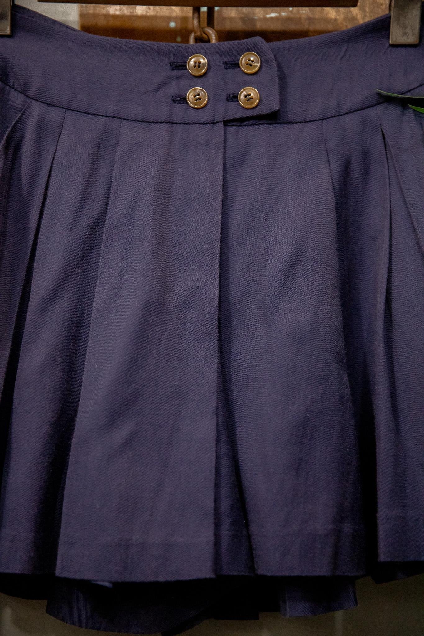 Navy Tennis Skirt