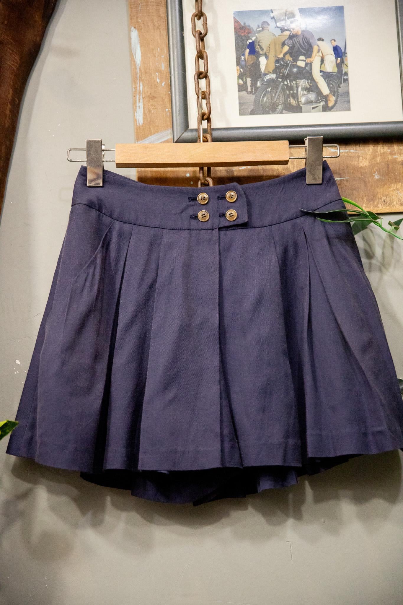 Navy Tennis Skirt