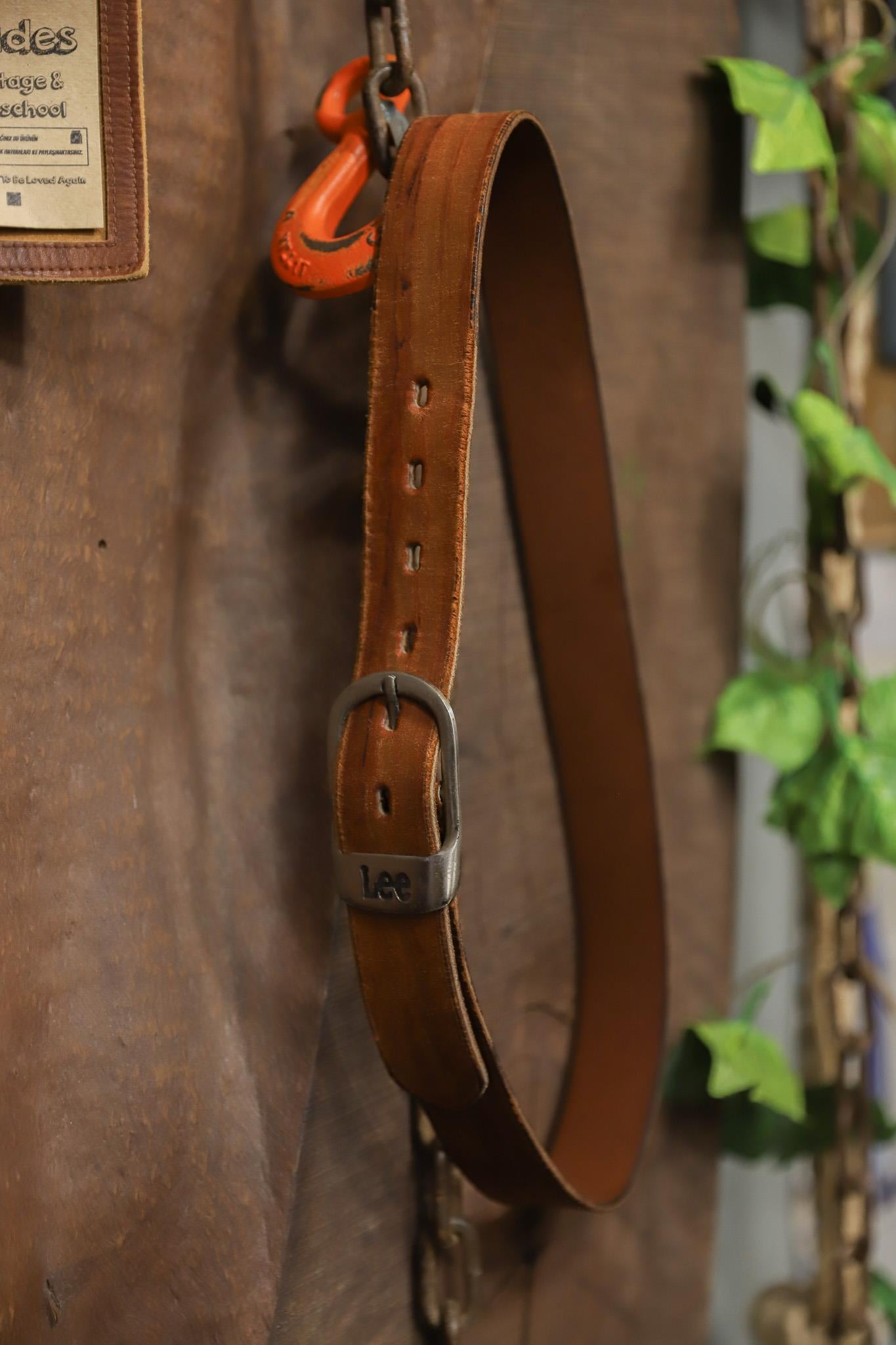 Original Lee Western Deri Kemer