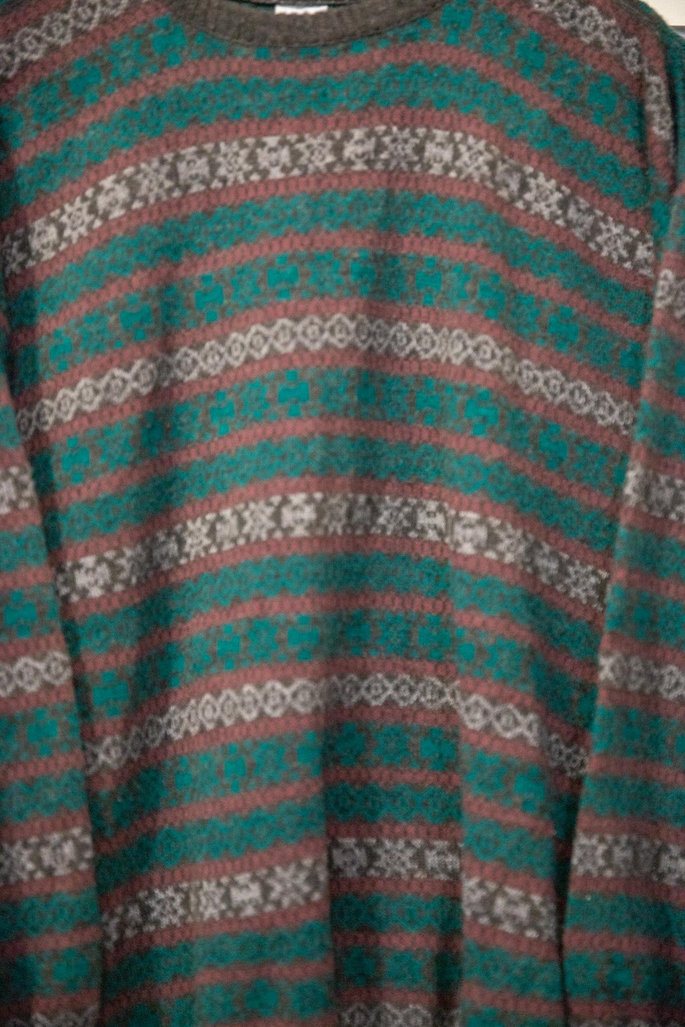 Oversize 90s Örgü Kazak