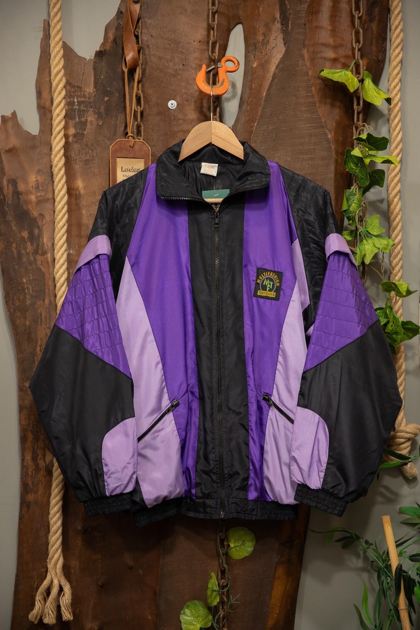 Oversize 90's Purple Ceket