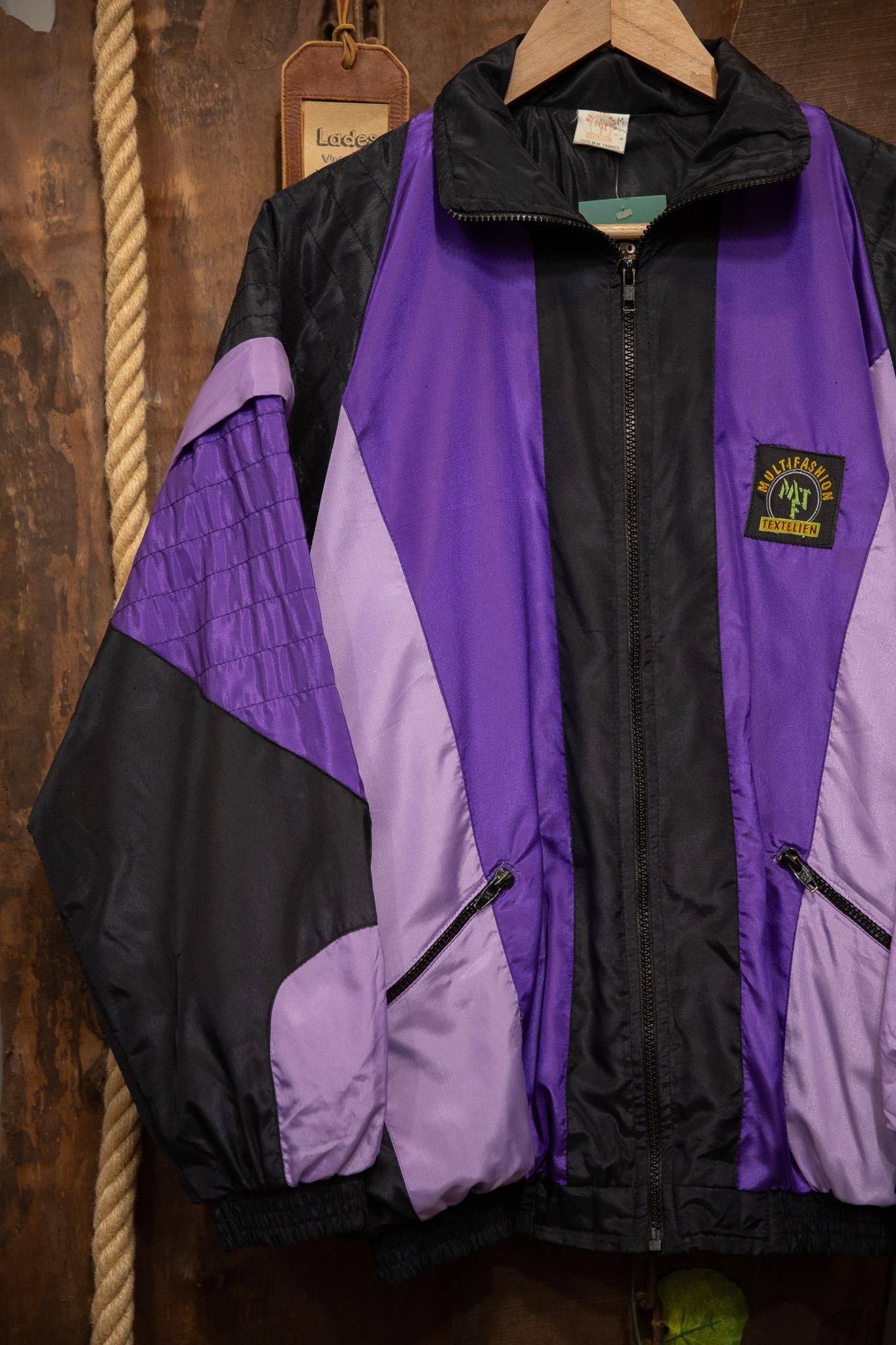 Oversize 90's Purple Ceket