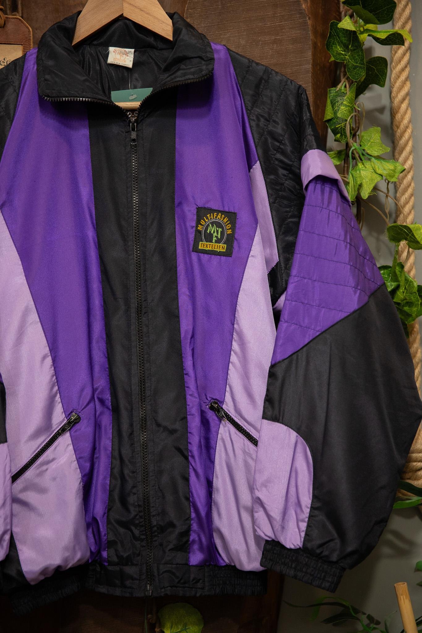 Oversize 90's Purple Ceket