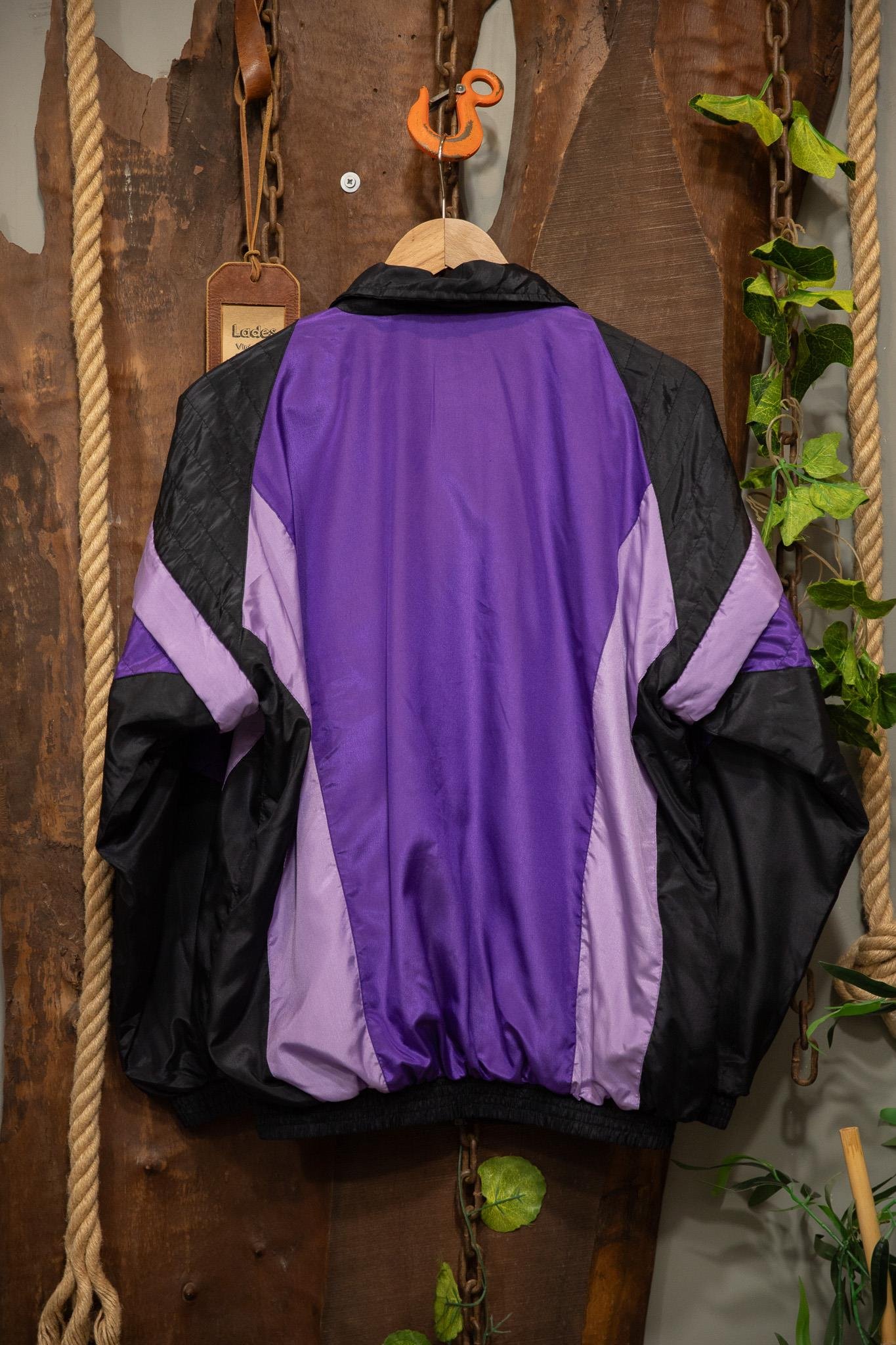 Oversize 90's Purple Ceket