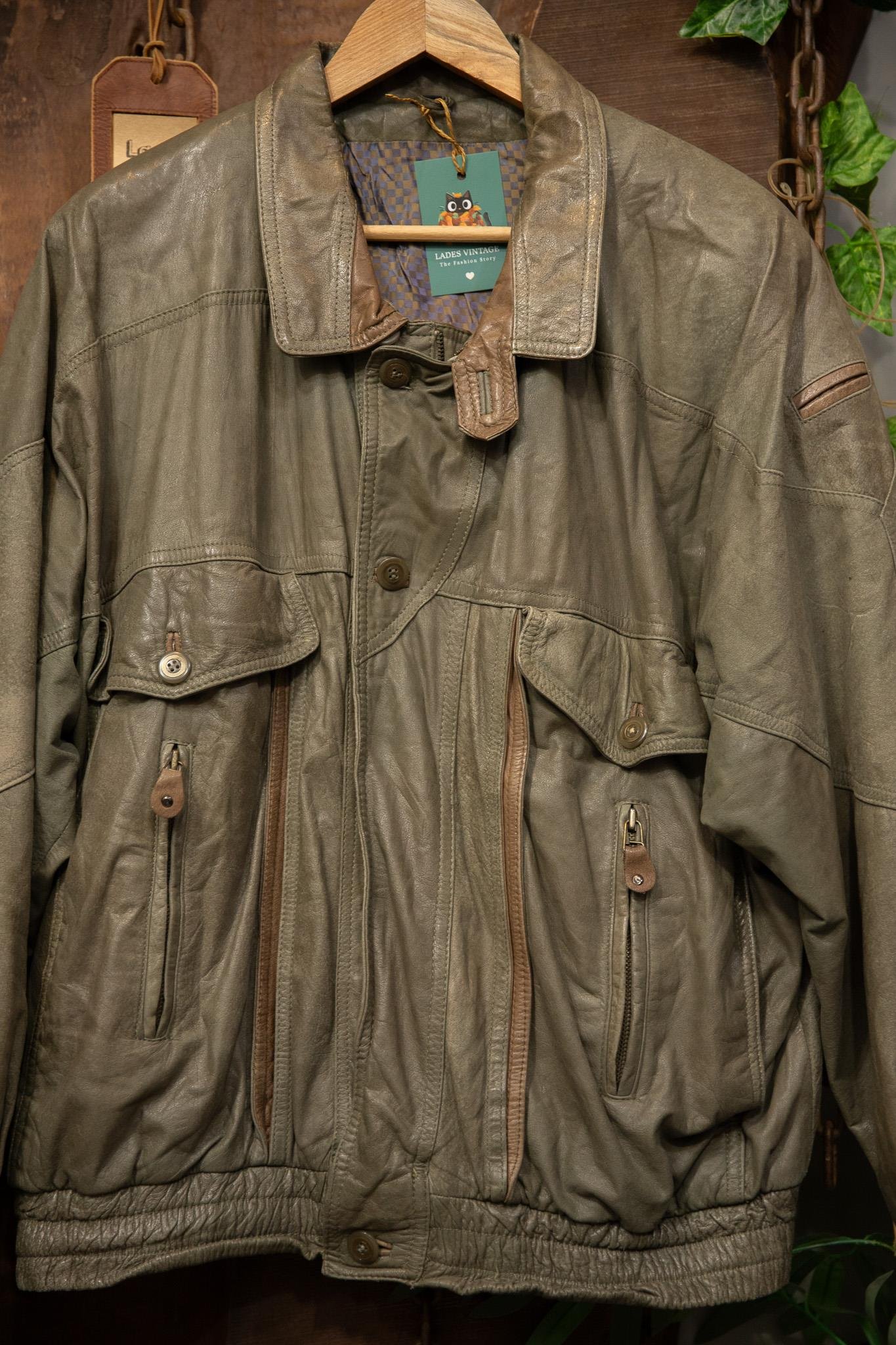 Oversize American Deri Ceket