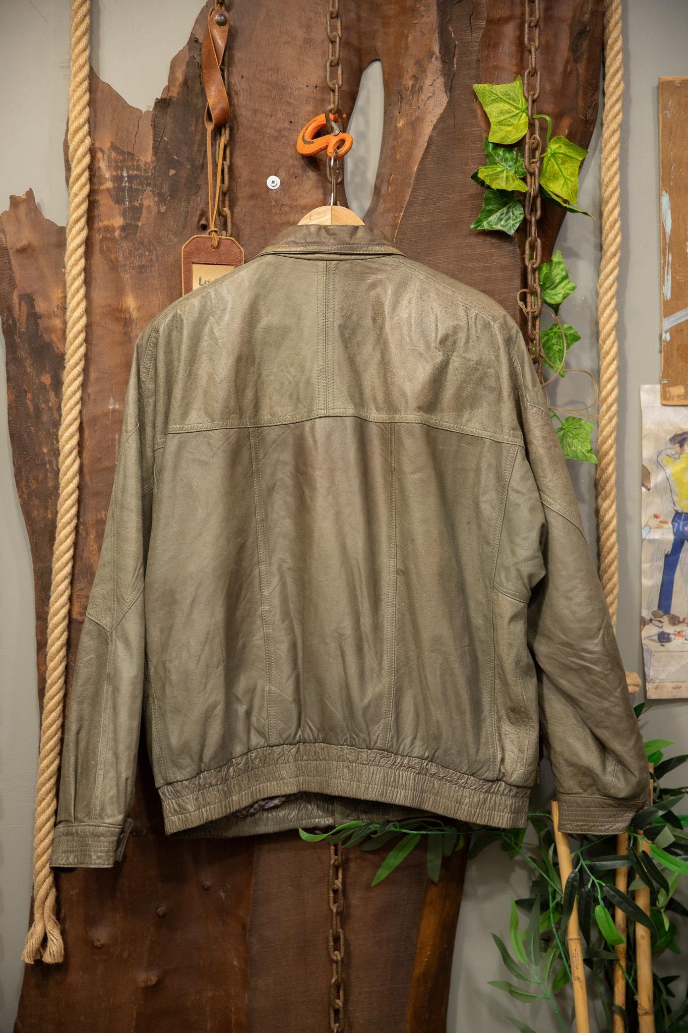 Oversize American Deri Ceket