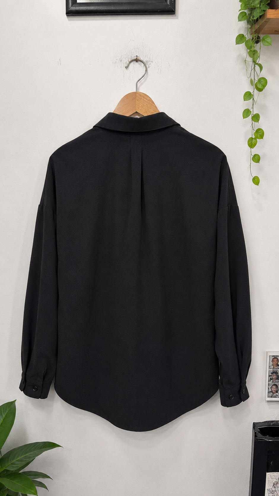 Oversize Bağcıklı Tasarım Gömlek