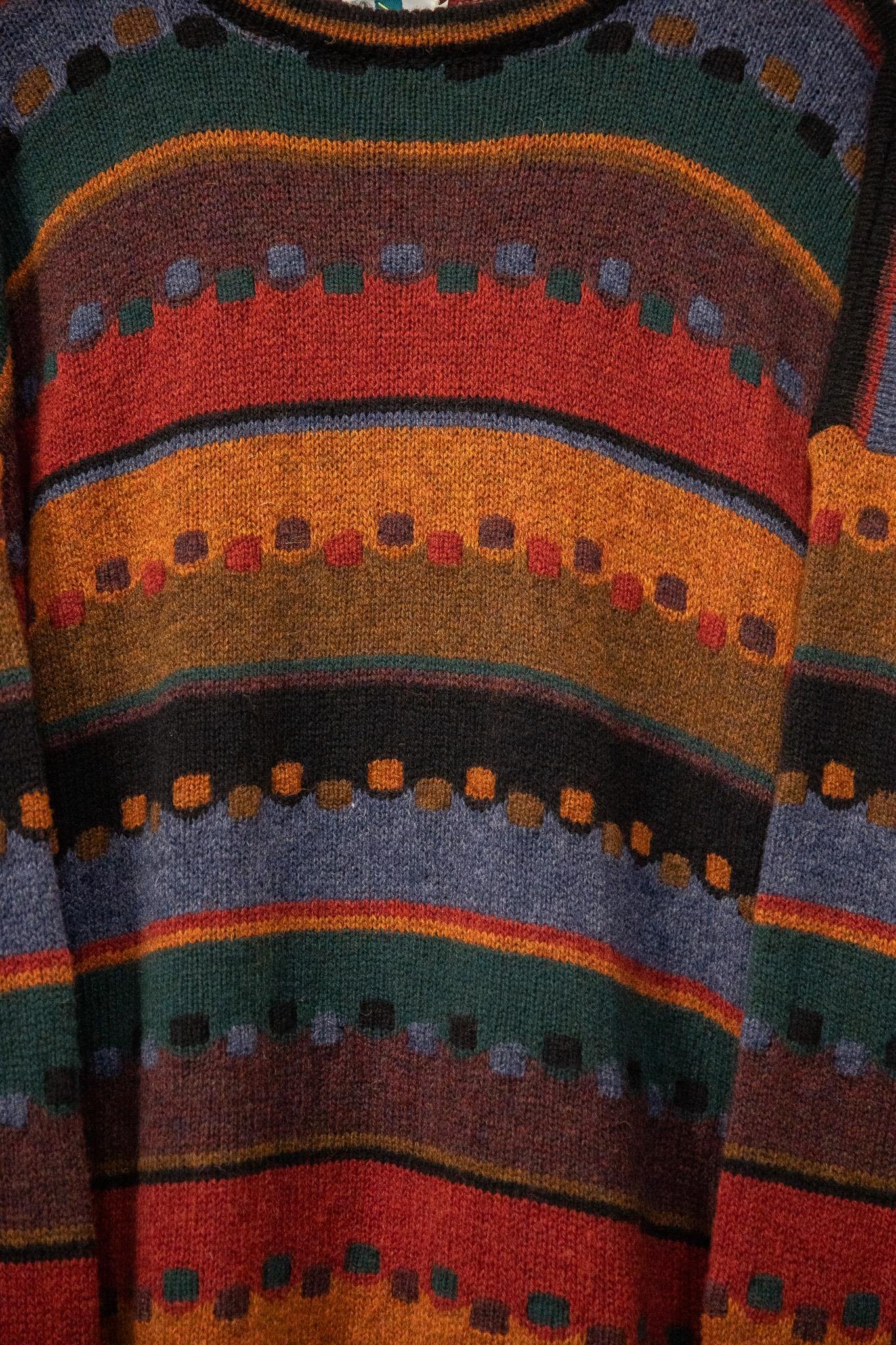 Oversize Etnik Pattern Kazak