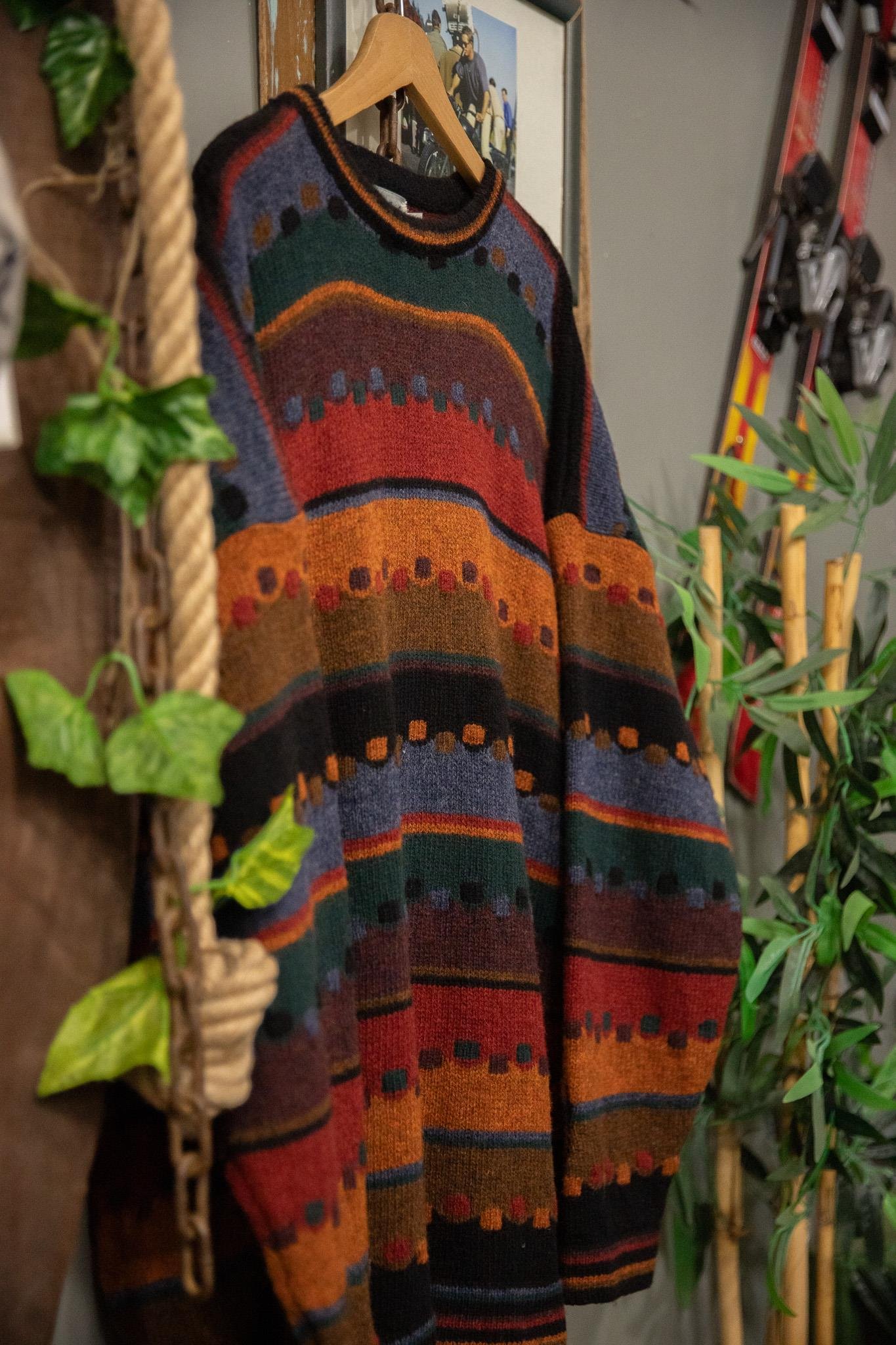Oversize Etnik Pattern Kazak