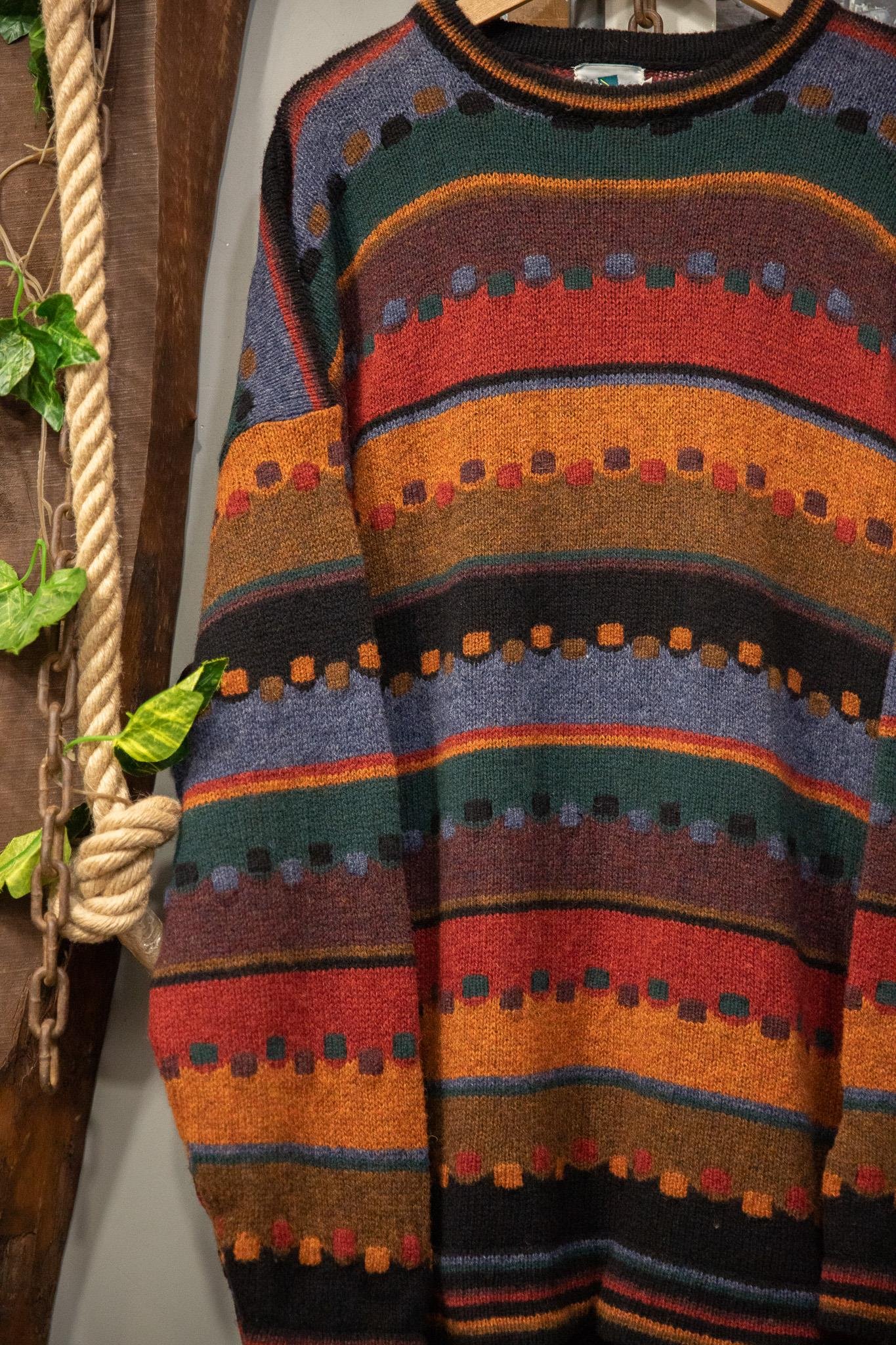 Oversize Etnik Pattern Kazak