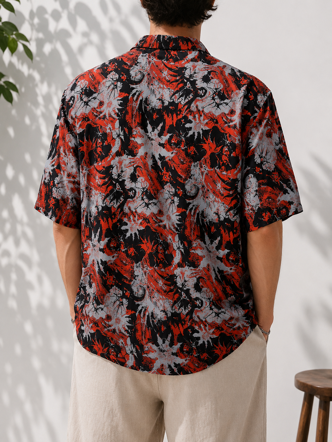 Oversize Hawaii Gömlek