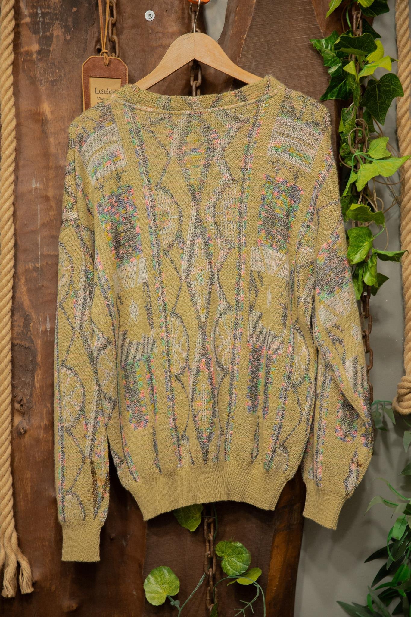 Oversize Mohair Ethnic Kazak