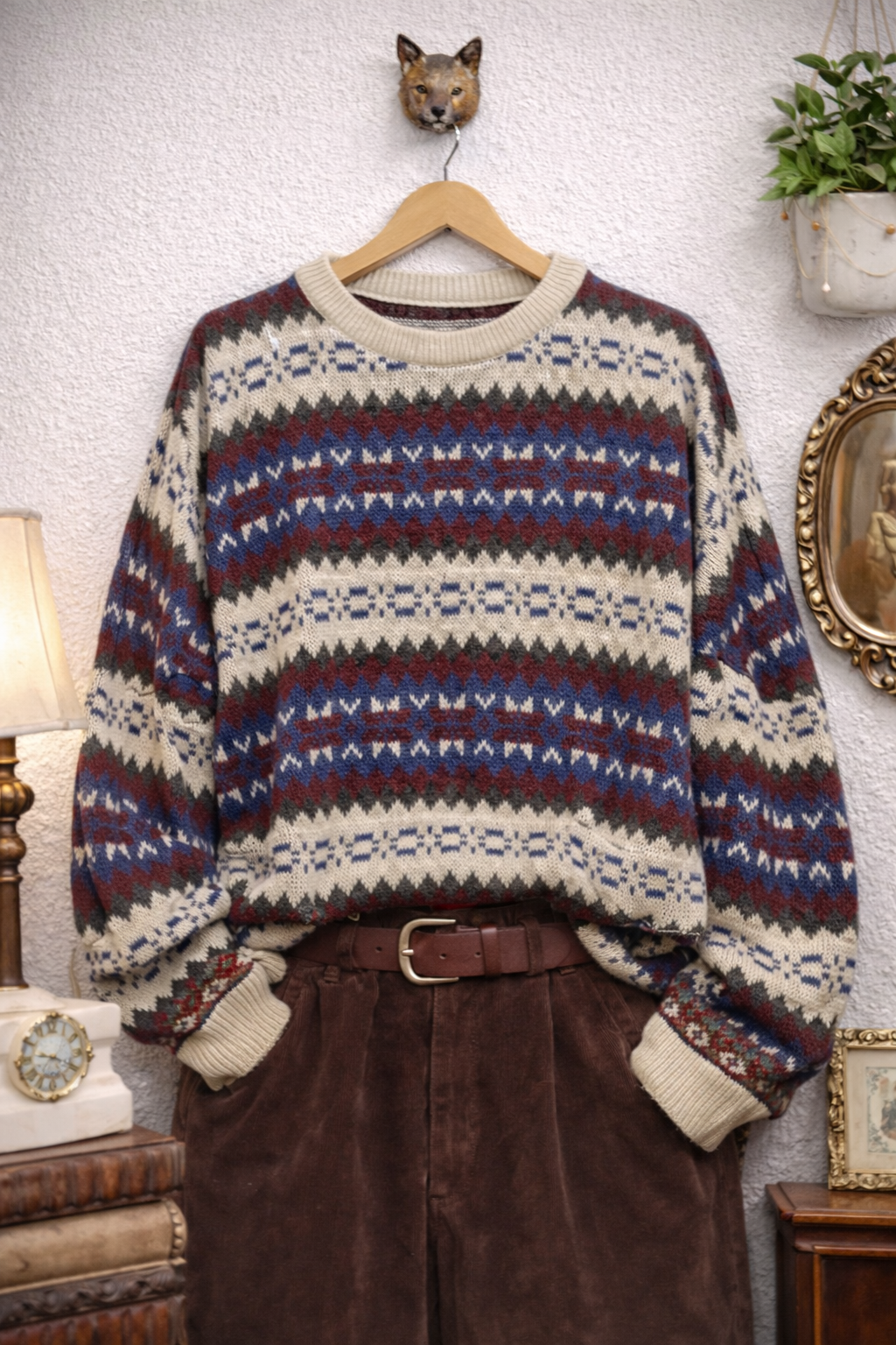 Oversize Örme Kazak