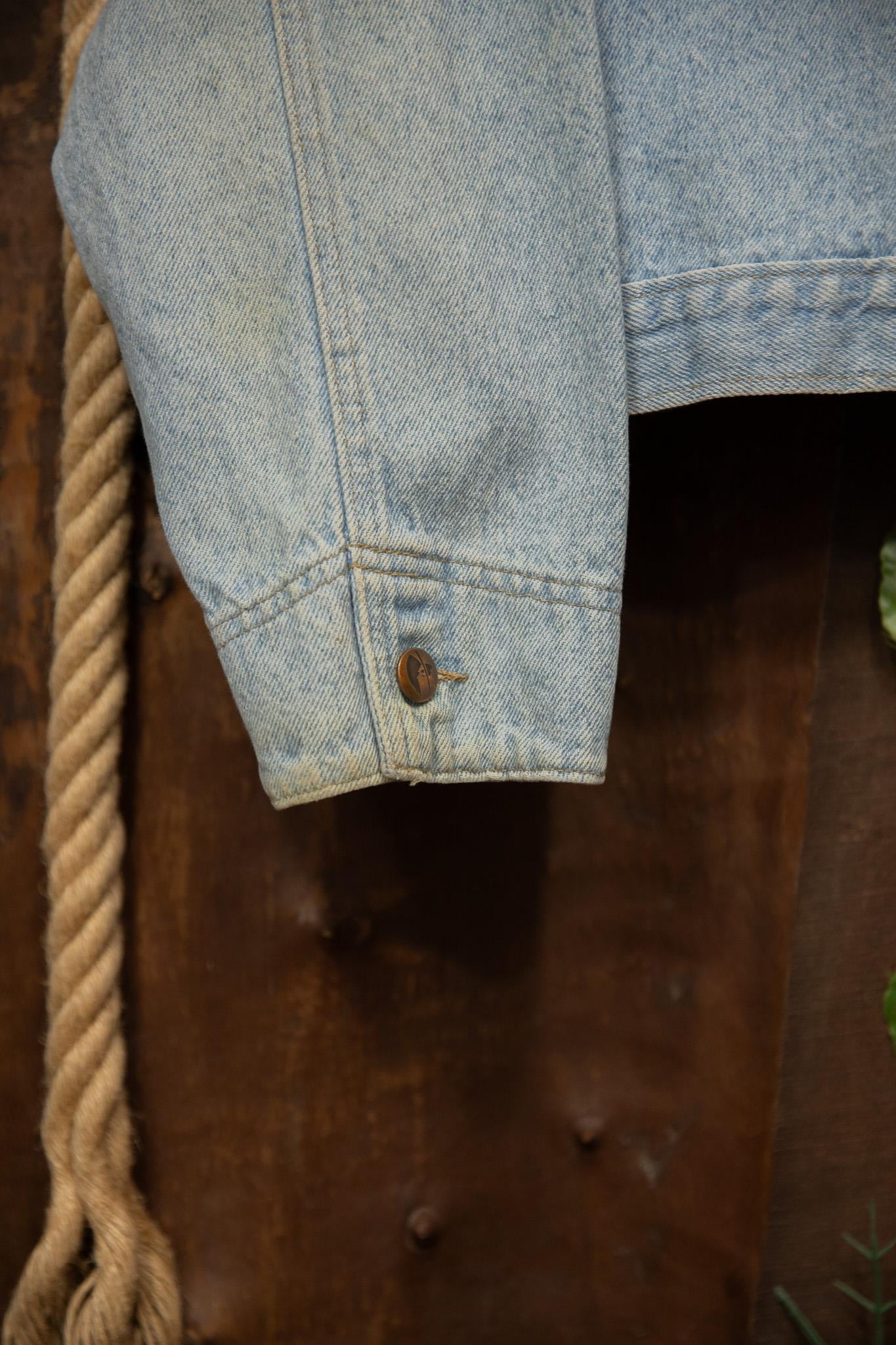 Oversize Painted Denim Ceket