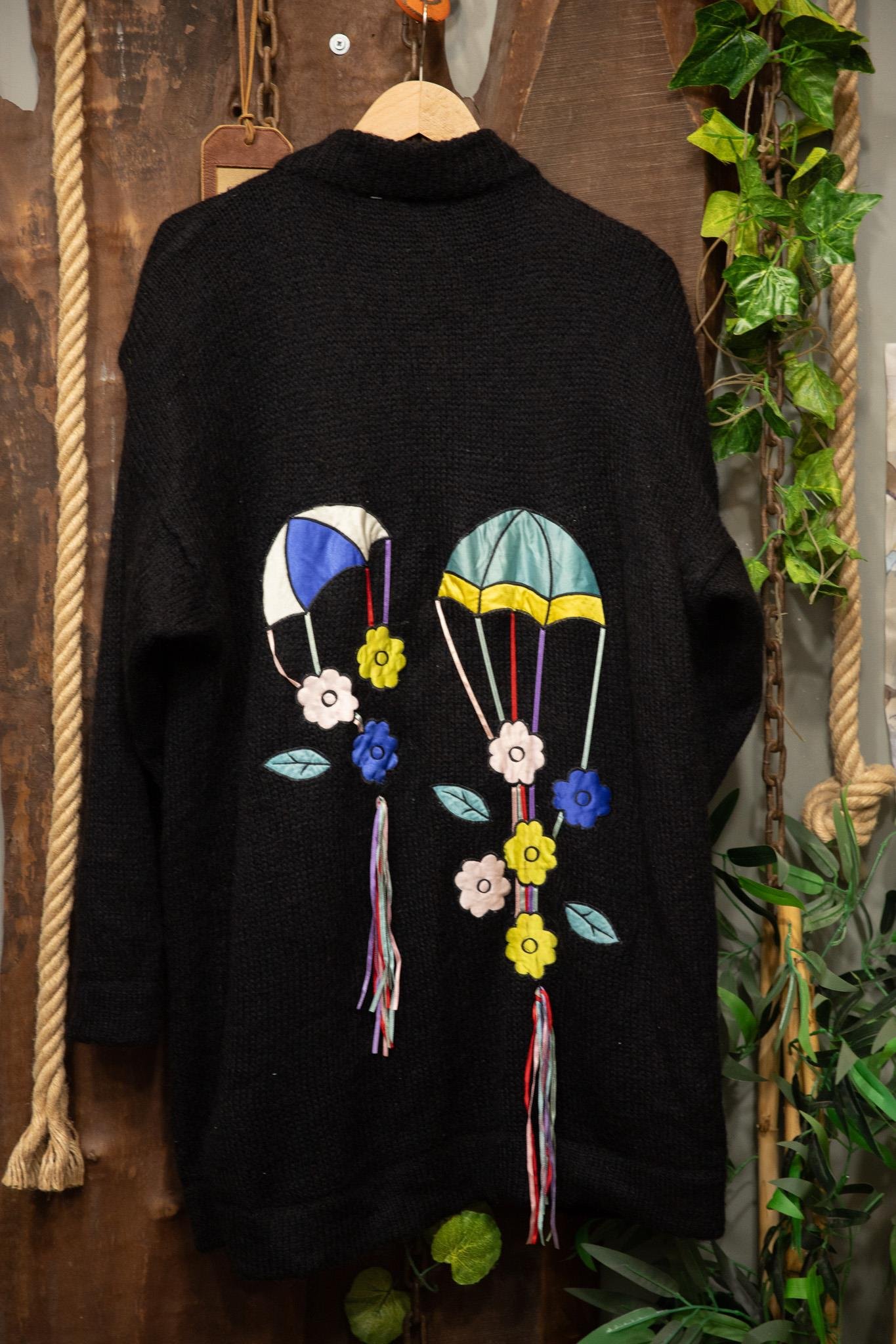 Oversize Palyaço 90's Wool Hırka