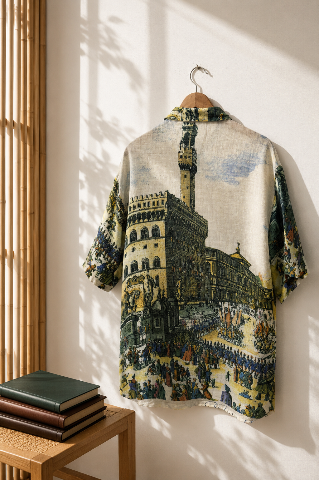 Oversize Rönesans Esintili Gömlek