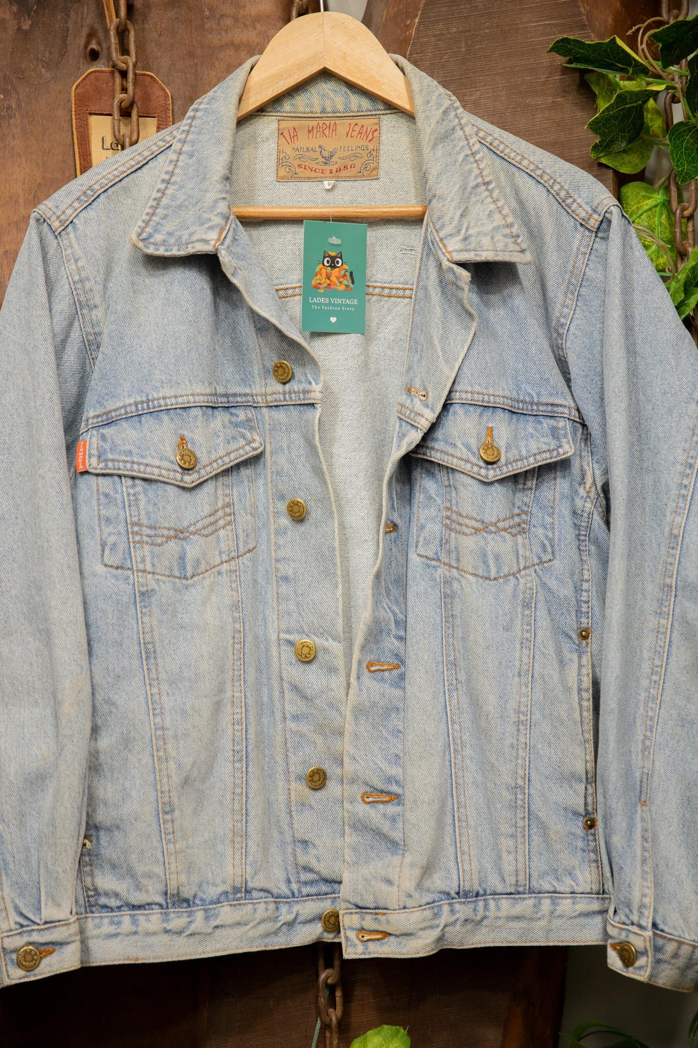 Oversize TiaMaria Wash Denim Ceket