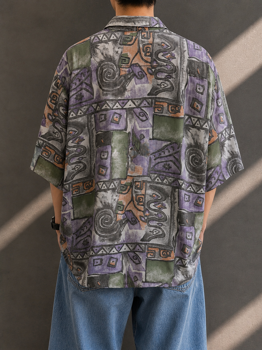 Oversize Viscose Gömlek