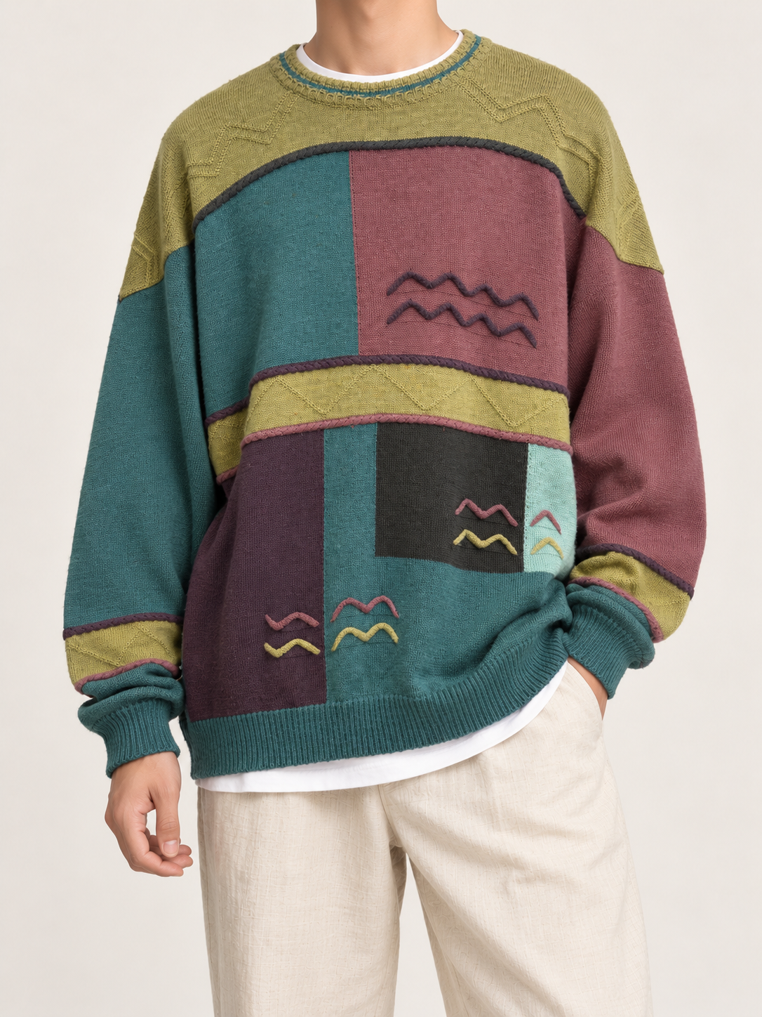 Pastel Tone 1980s Kazak