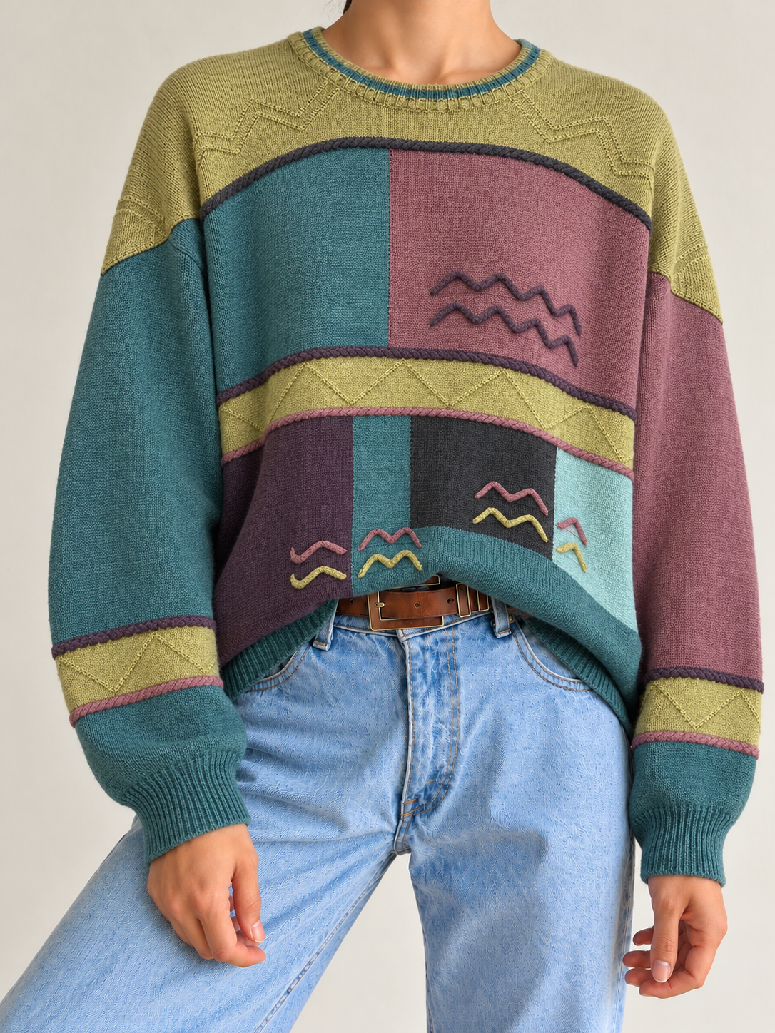 Pastel Tone 1980s Kazak