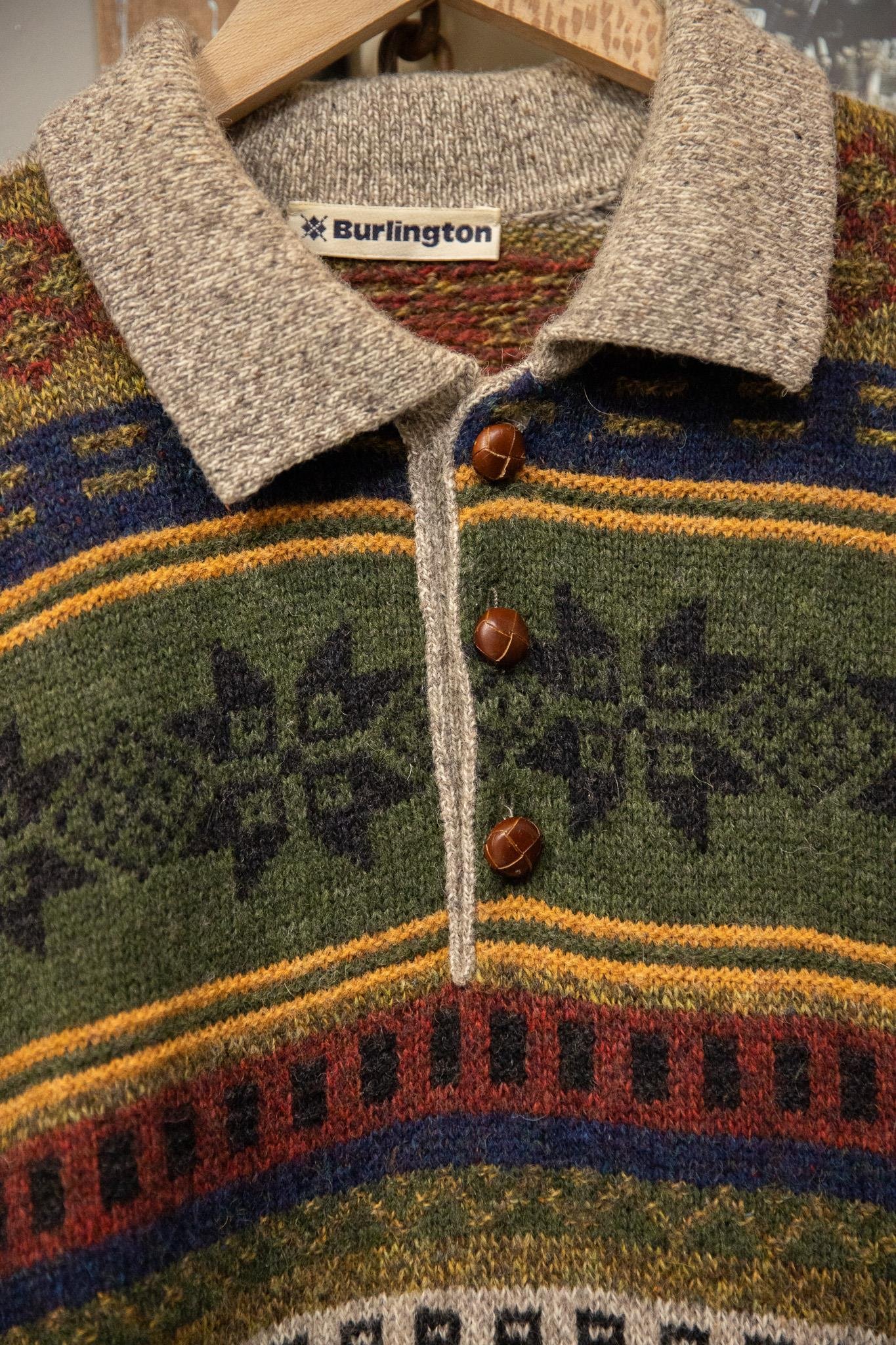 Patterned Polo Yün Kazak