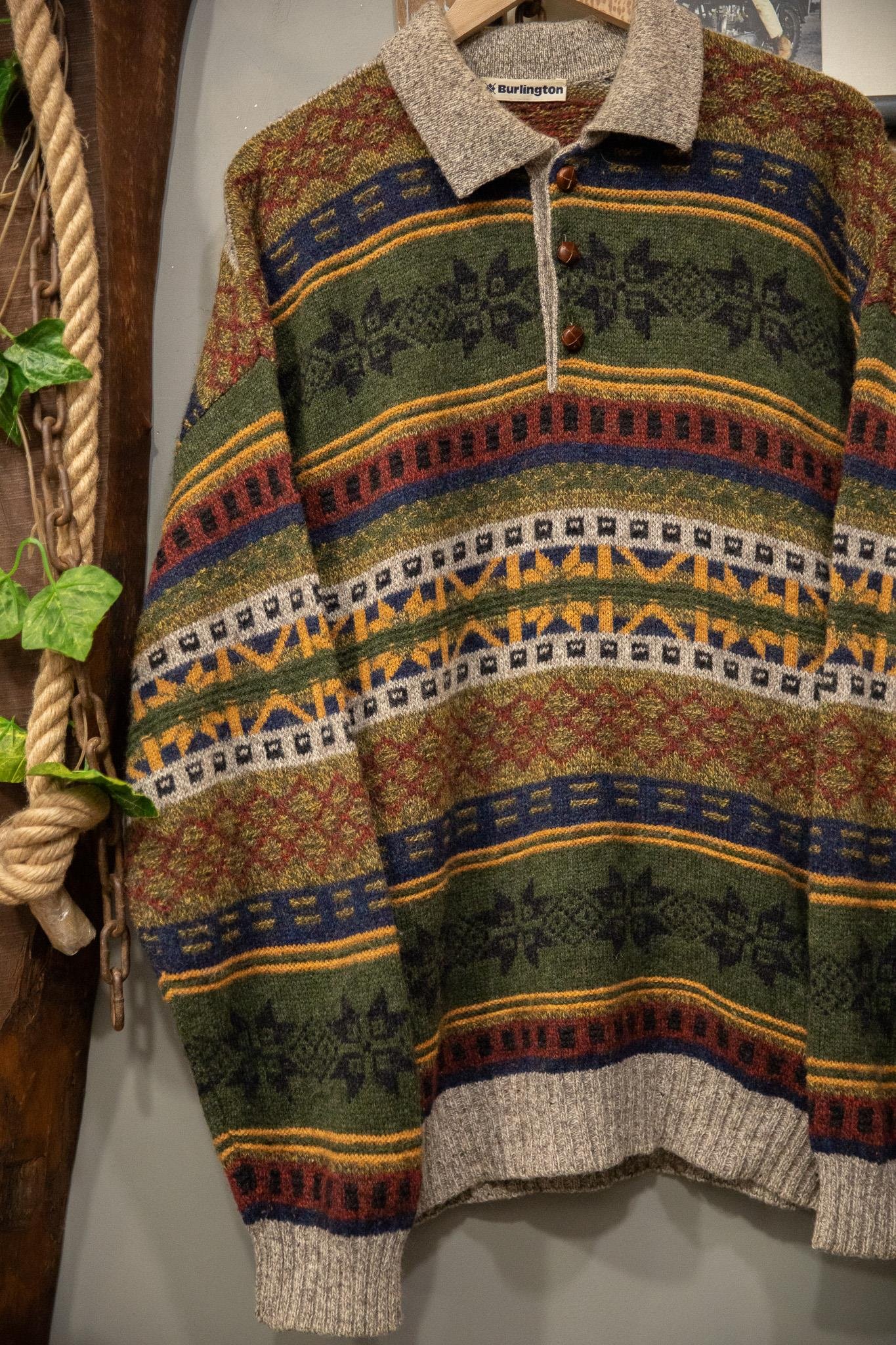Patterned Polo Yün Kazak