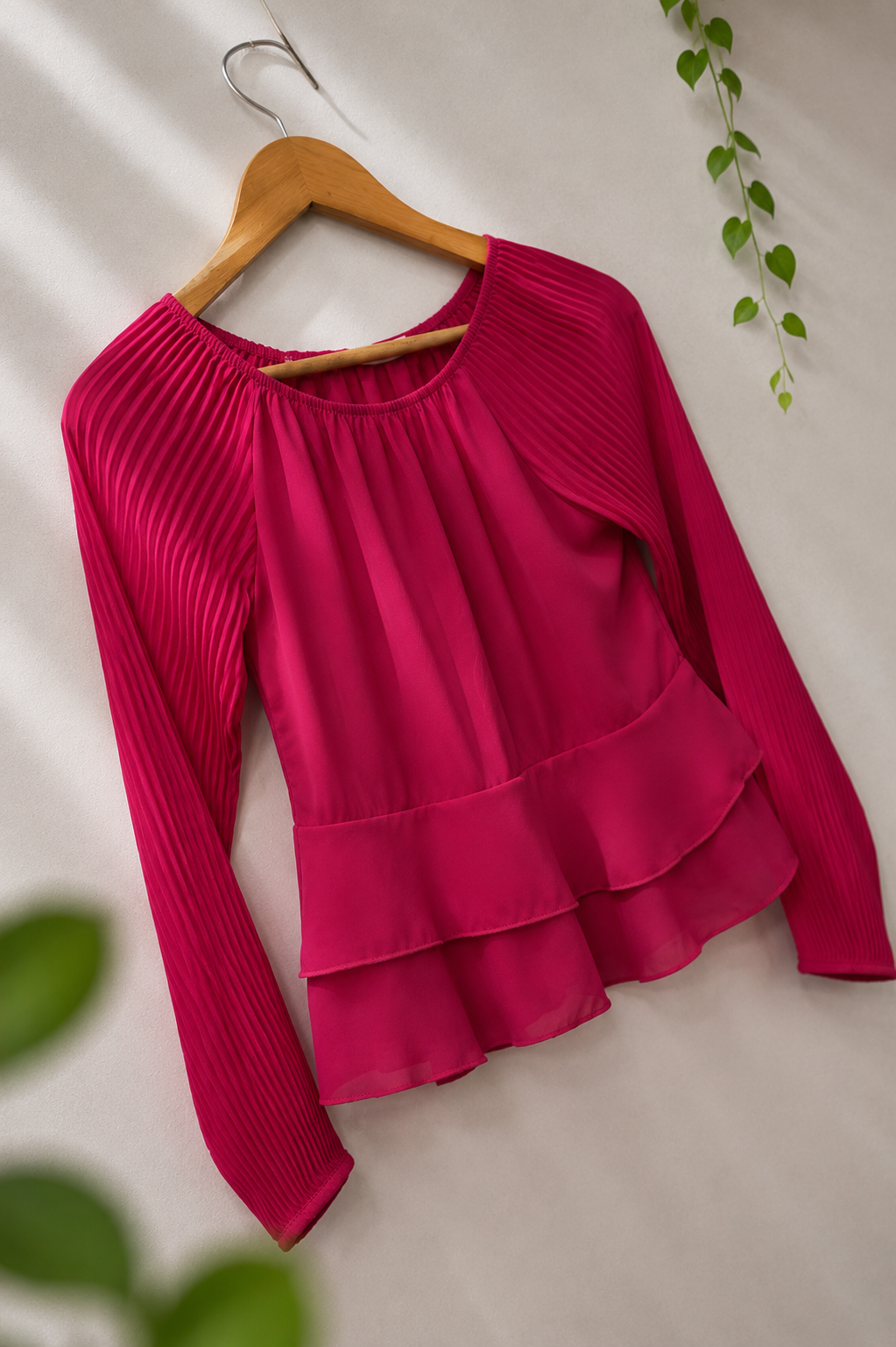 Peasant Pileli Blouse
