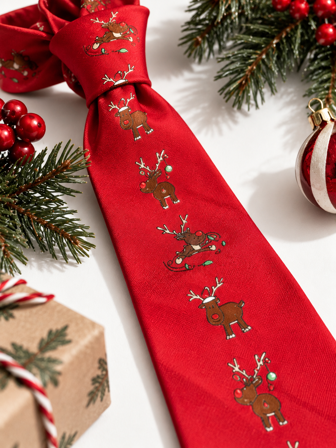 Preppy/Festiva Christmas Kravat