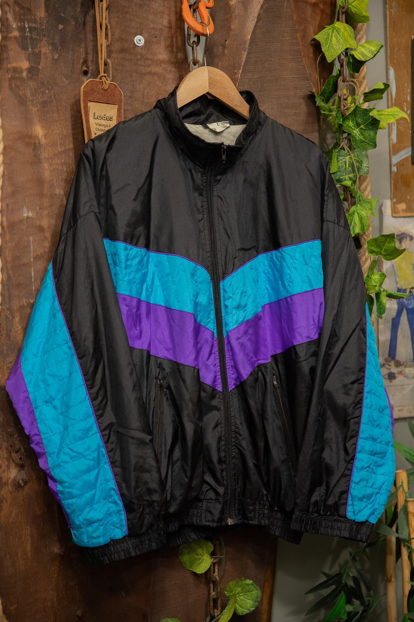 Purple 90's Festival Windy Spor Ceket
