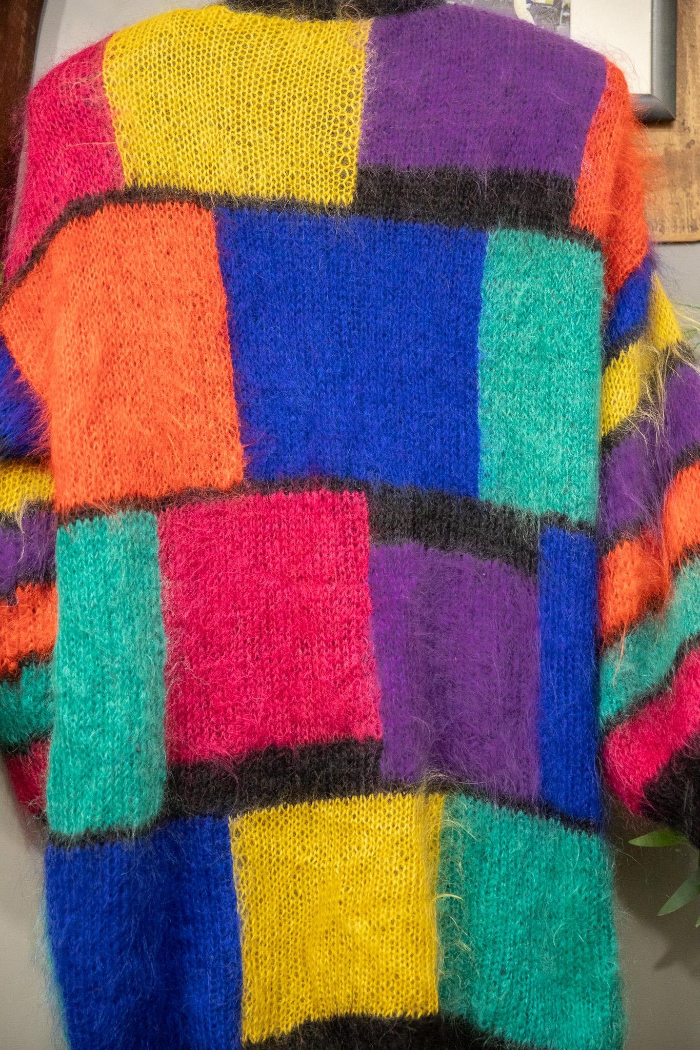 Rainbow 80's Wool Hırka/Ceket