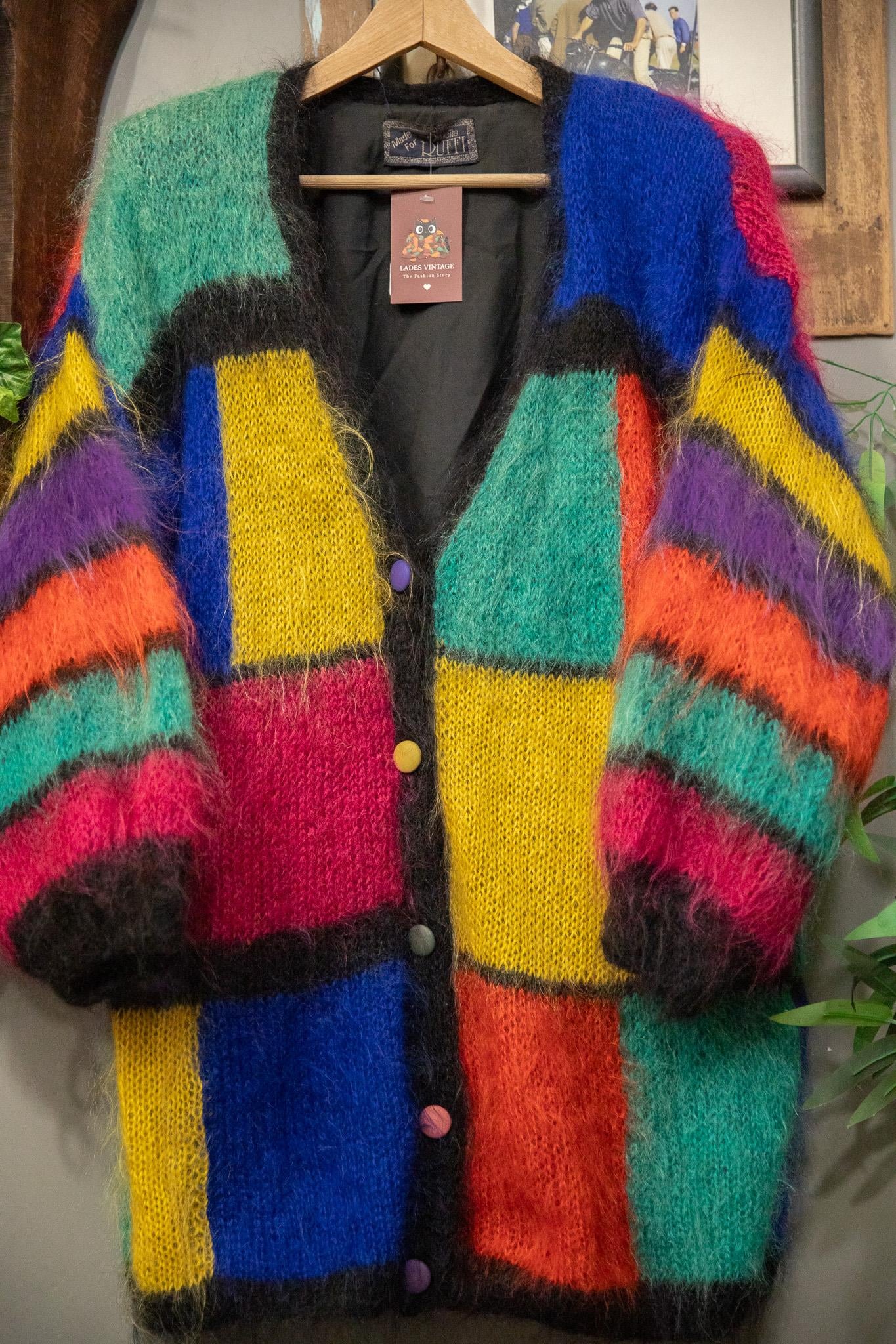 Rainbow 80's Wool Hırka/Ceket