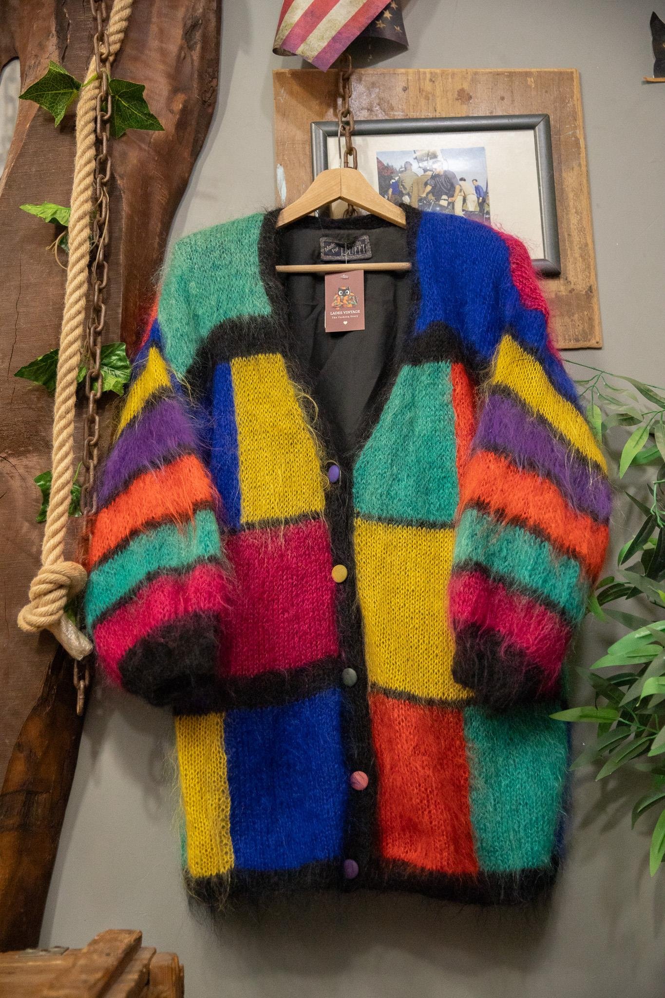 Rainbow 80's Wool Hırka/Ceket