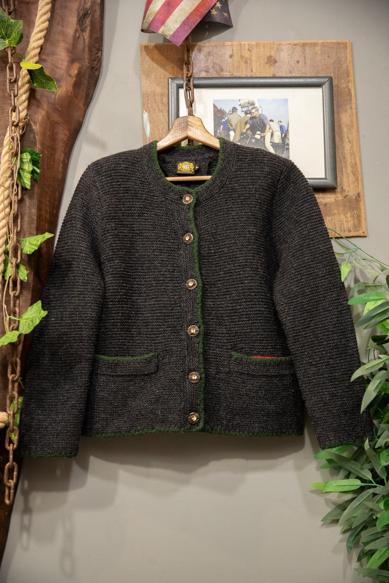 Rustic Grey Cardigan Ceket