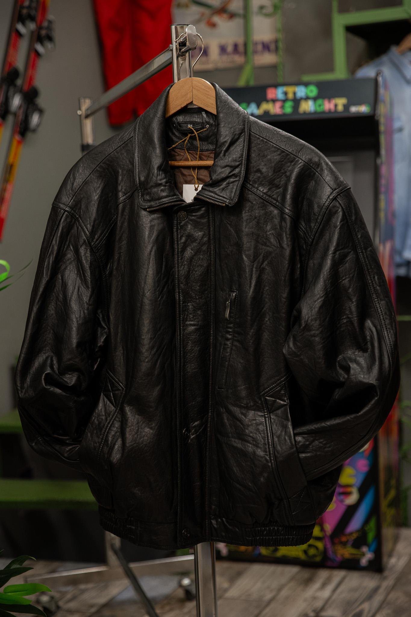 Salaş Bomber Model Deri Ceket