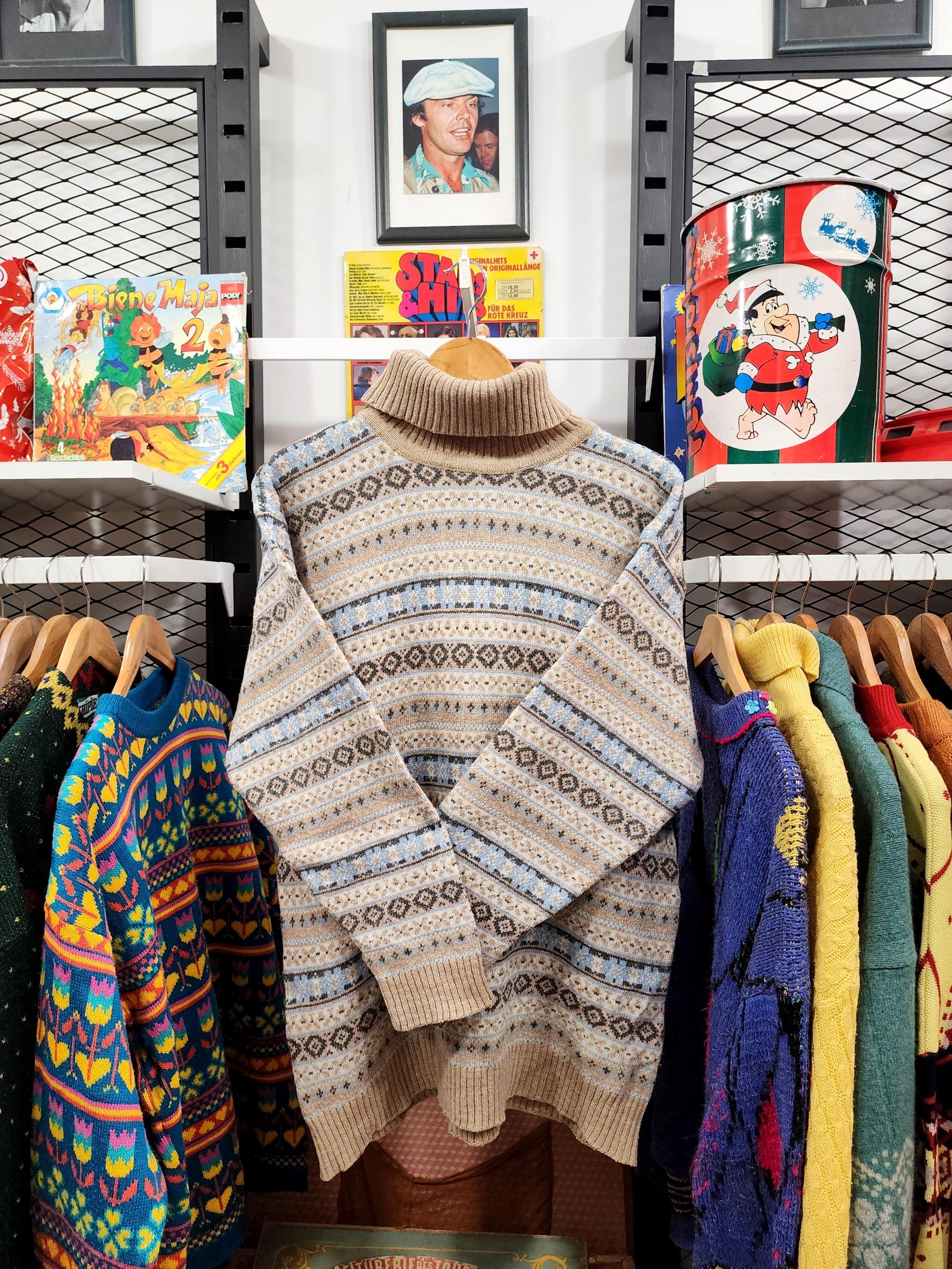 SHETLAND VİNTAGE KAZAK