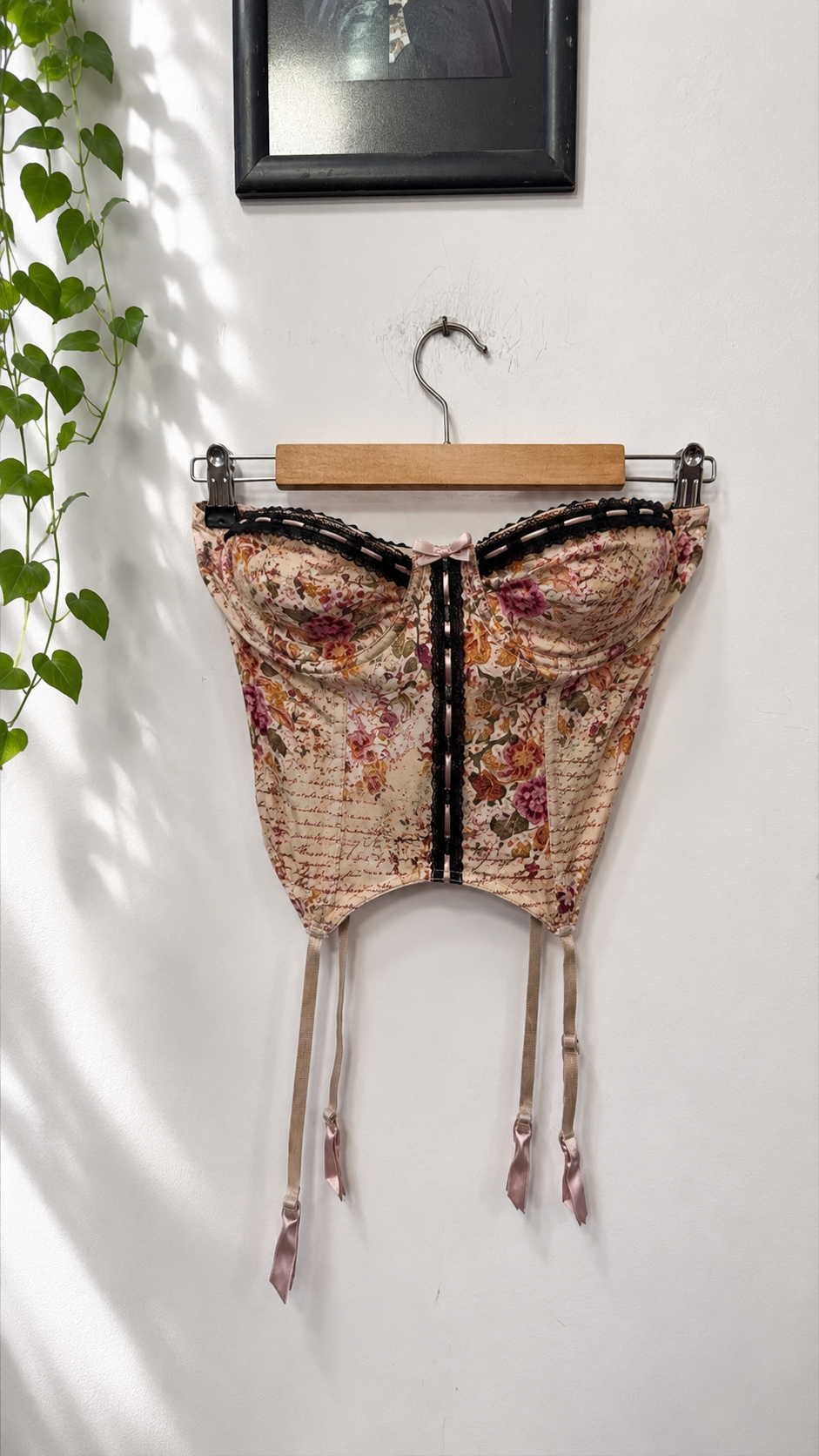 Soft Girl Floral Korse