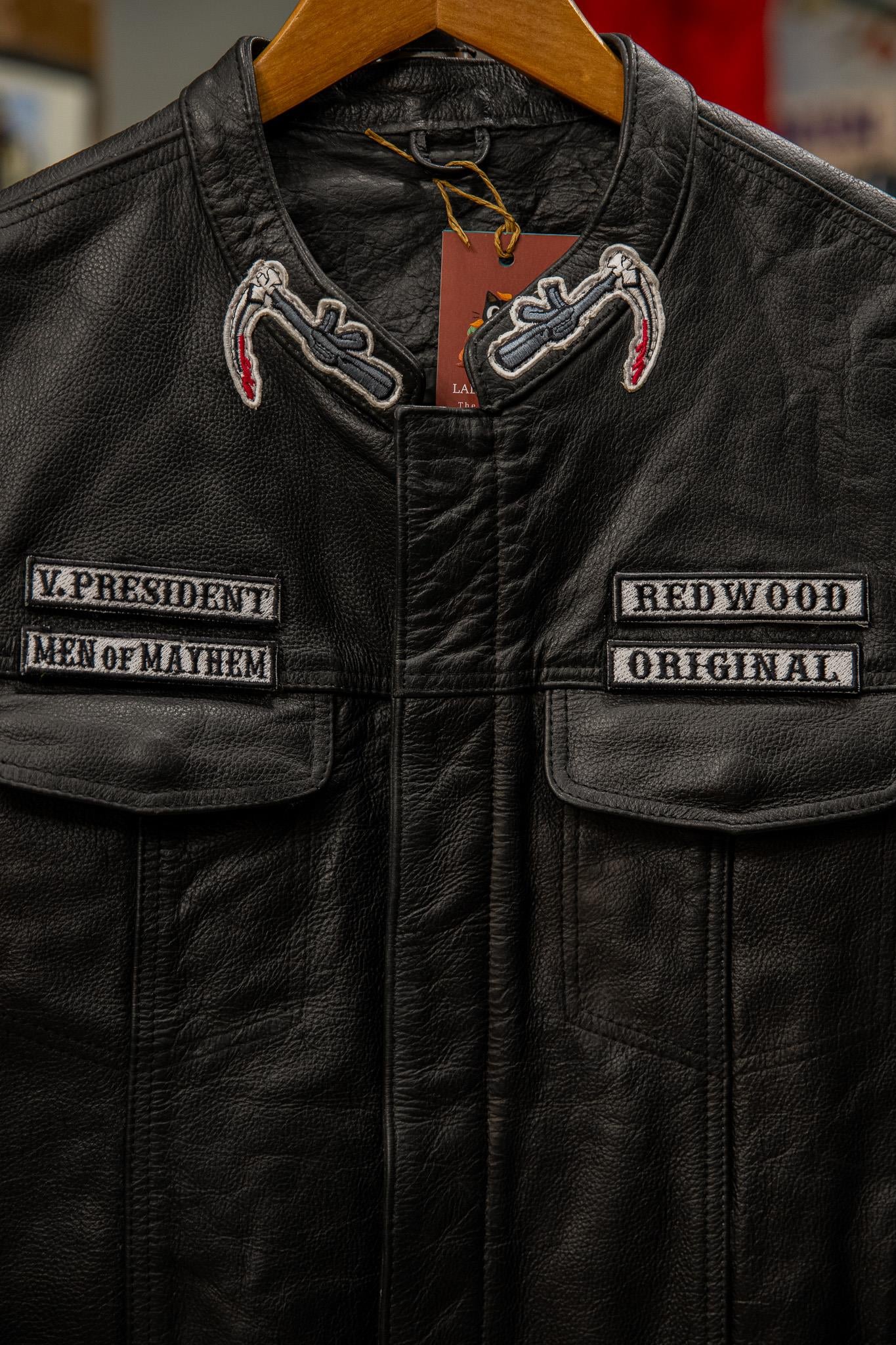 SOHS OF ANARCHY Tasarım Deri Yelek/Ceket