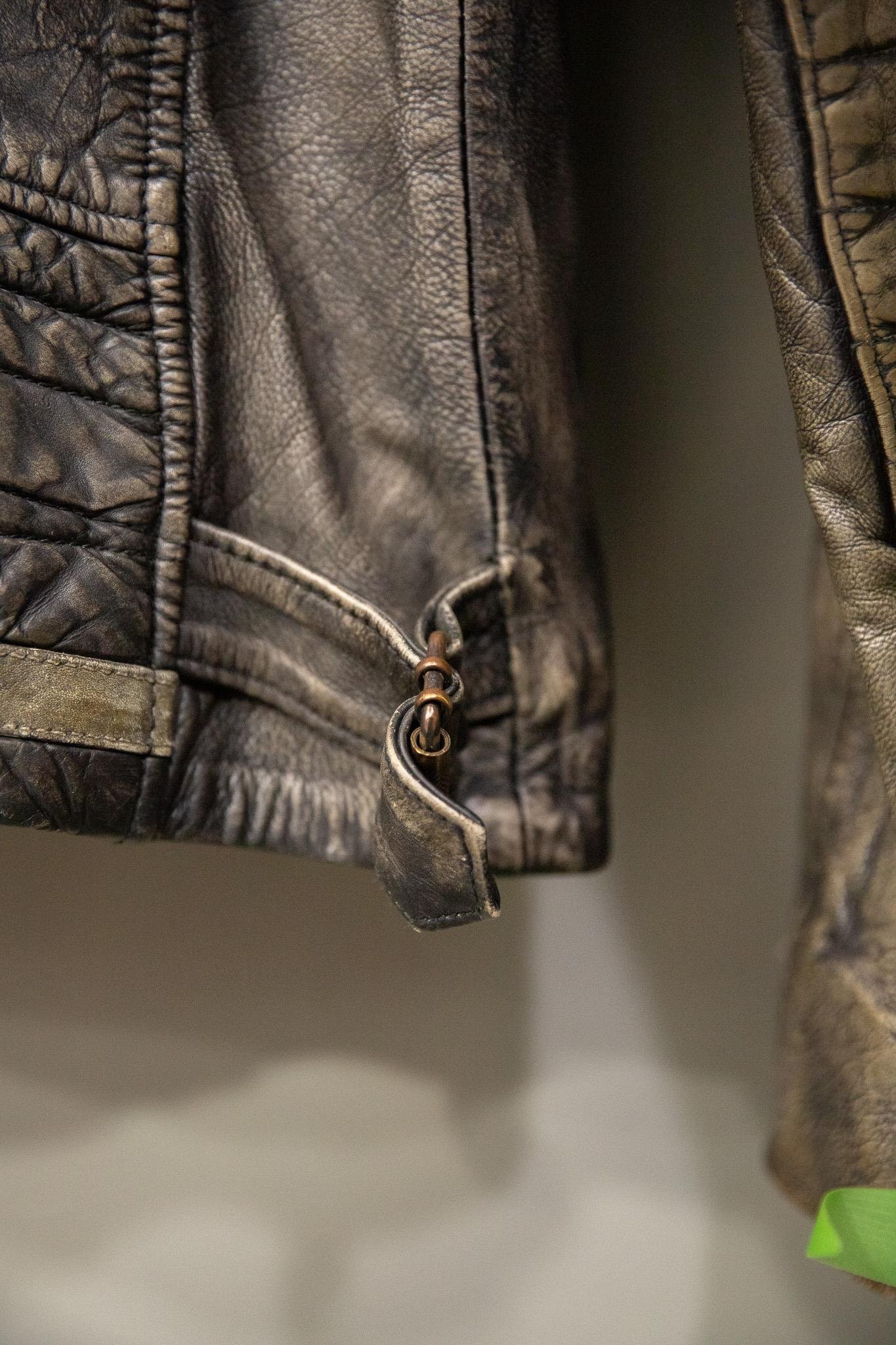 Superdry American Biker Deri Ceket