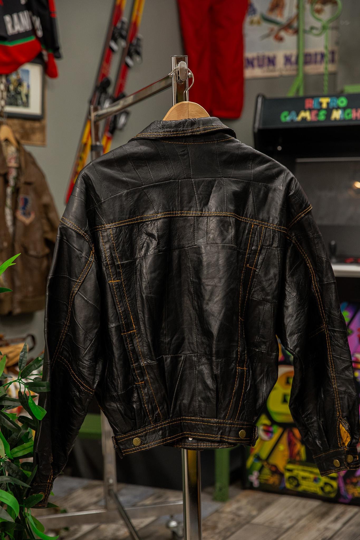 Tasarım Biker Model Unisex Deri Ceket