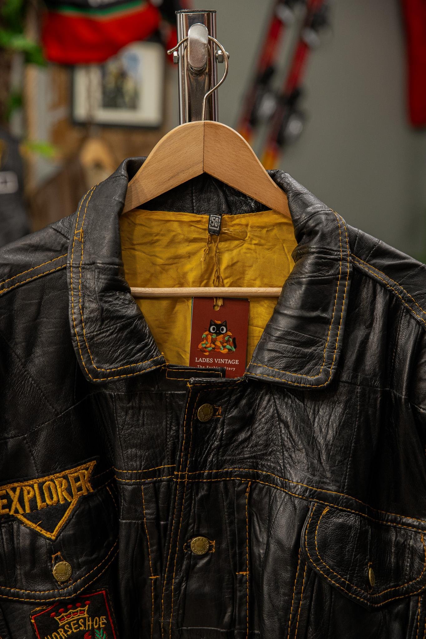 Tasarım Biker Model Unisex Deri Ceket