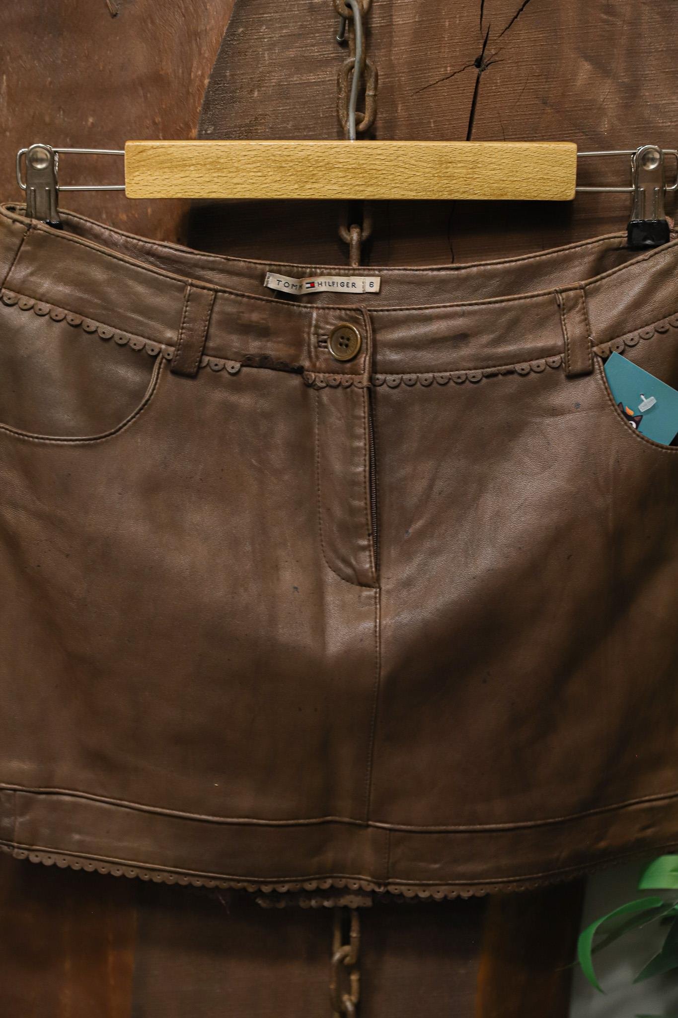 TOMMY HILFIGER Western Deri Etek