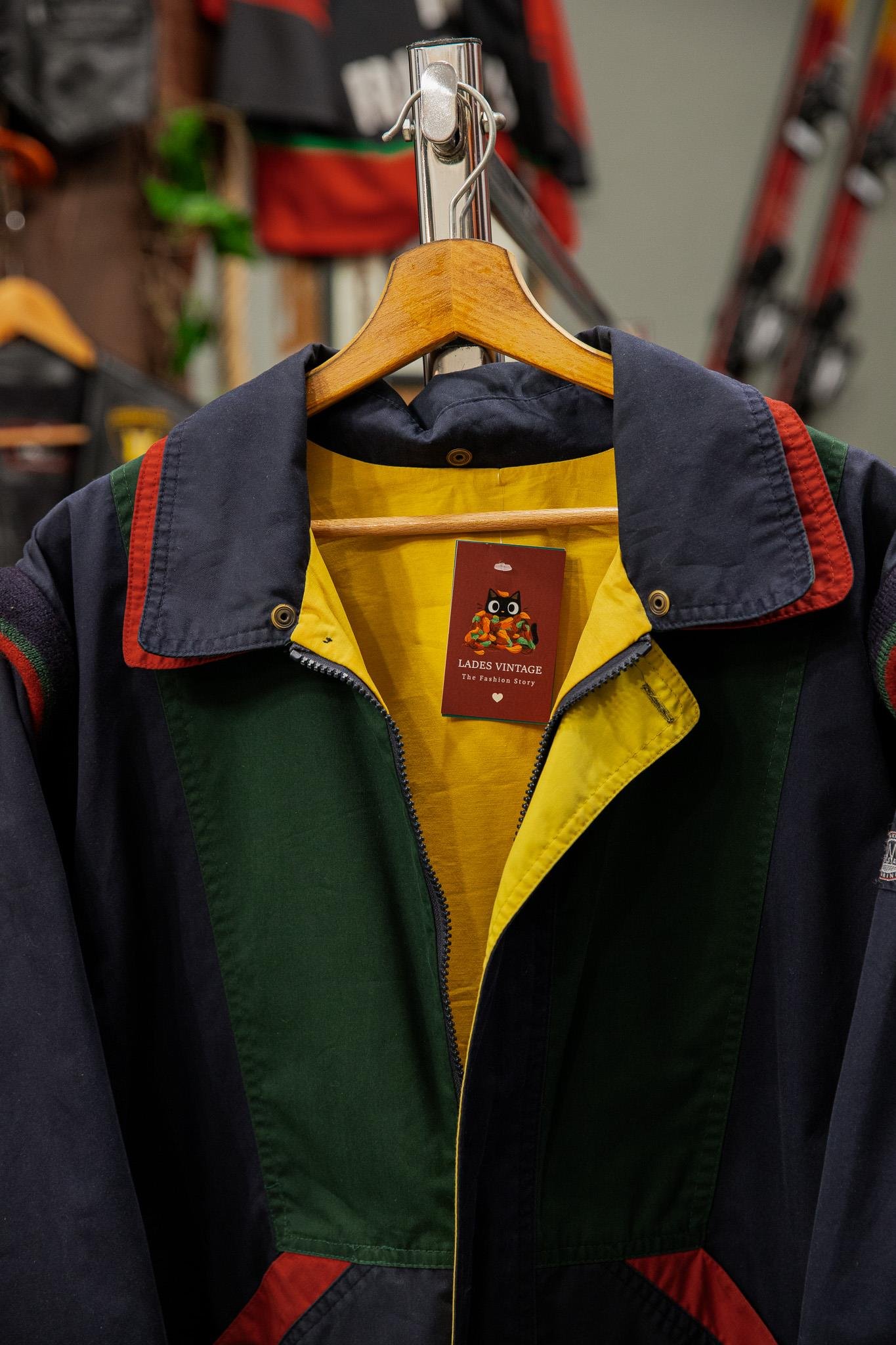 U.S.A Çift Renk Kol Detay Unisex Ceket/Yelek