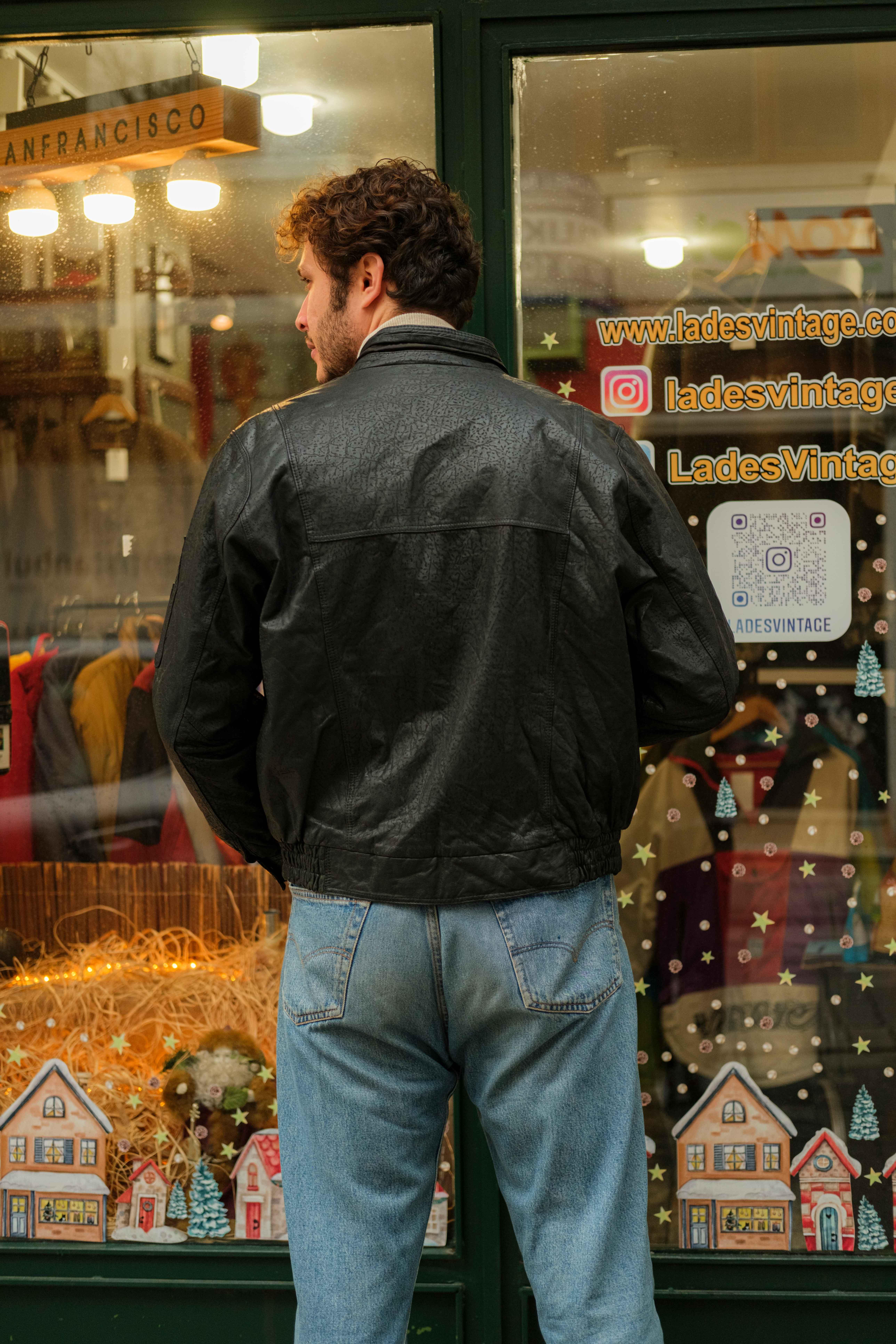 VİNTAGE BOMBER CEKET